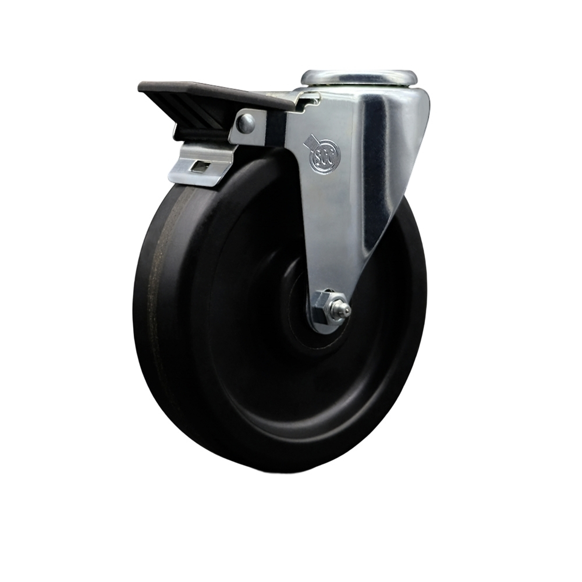 Service Caster, 6Inch x 1 1/2Inch Stem Caster, Wheel Diameter 6 in, Caster Type Swivel, Package (qty.) 1, Model SCC-BH20S615-PHS-PLB