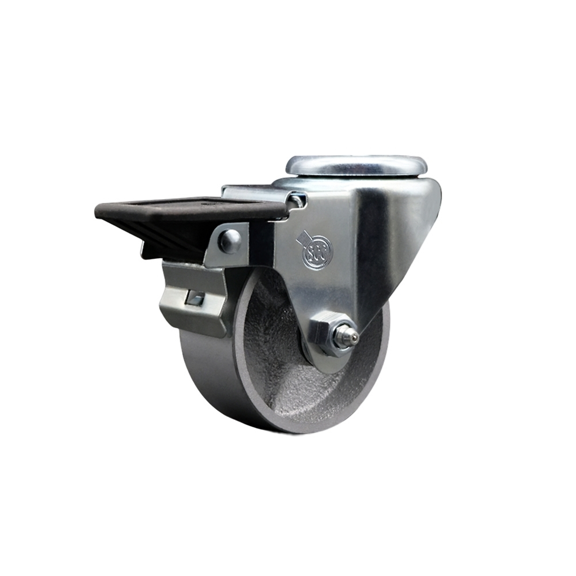 Service Caster, 3Inch x 1 1/2Inch Stem Caster, Wheel Diameter 3 in, Caster Type Swivel, Package (qty.) 1, Model SCC-BH20S315-SSR-PLB