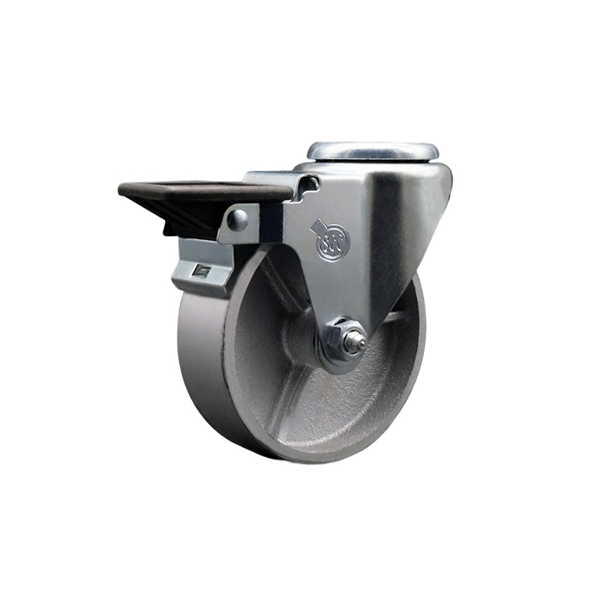 Service Caster, 4Inch x 1 1/2Inch Stem Caster, Wheel Diameter 4 in, Caster Type Swivel, Package (qty.) 1, Model SCC-BH20S415-SSR-PLB