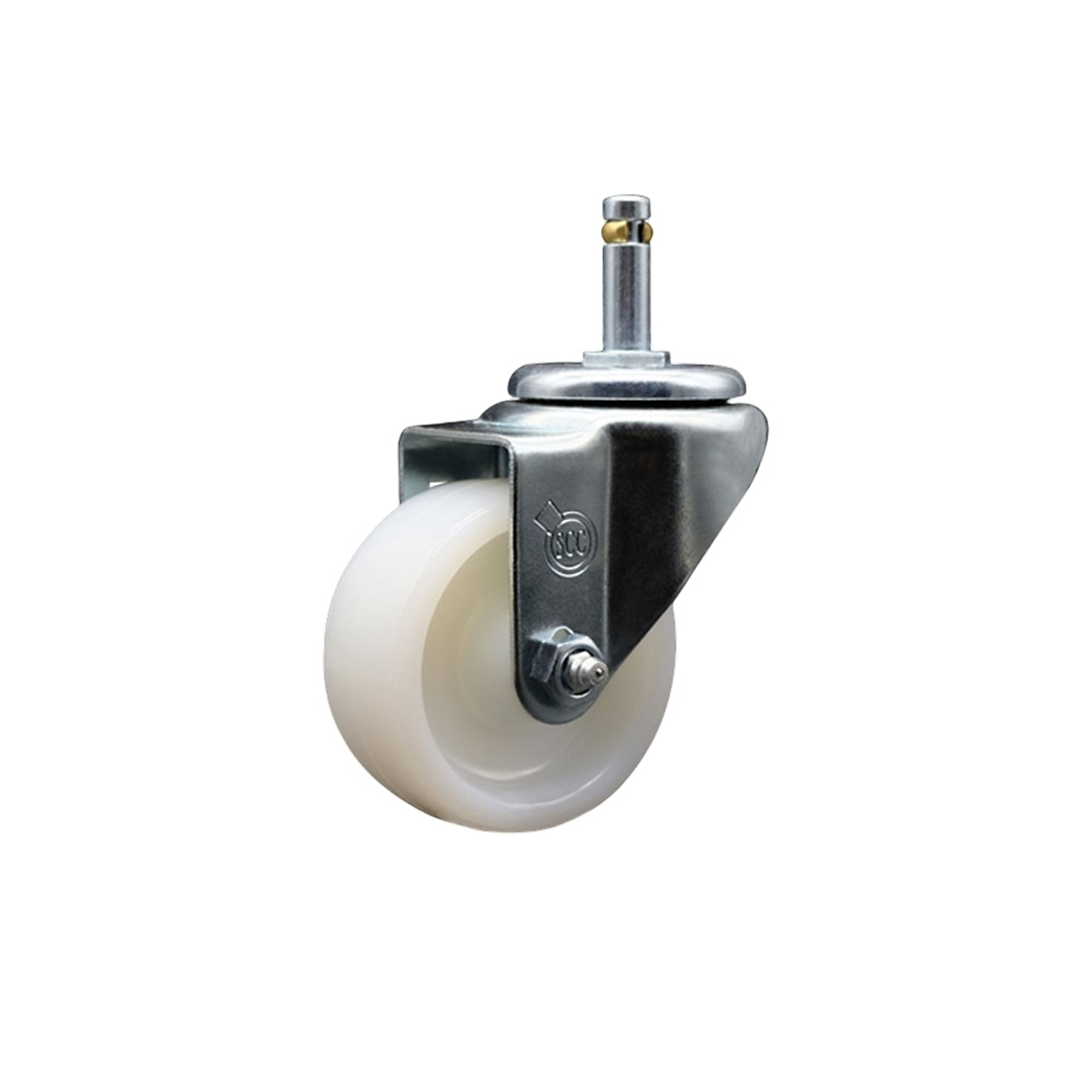 Service Caster, 3Inch x 1 1/4Inch Stem Caster, Wheel Diameter 3 in, Caster Type Swivel, Package (qty.) 1, Model SCC-GR20S314-NYS-716138