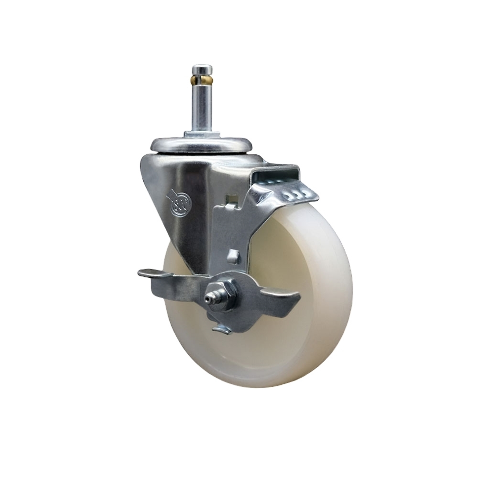 Service Caster, 4Inch x 1 1/4Inch Stem Caster, Wheel Diameter 4 in, Caster Type Swivel, Package (qty.) 1, Model SCC-GR20S414-NYS-TLB-716138