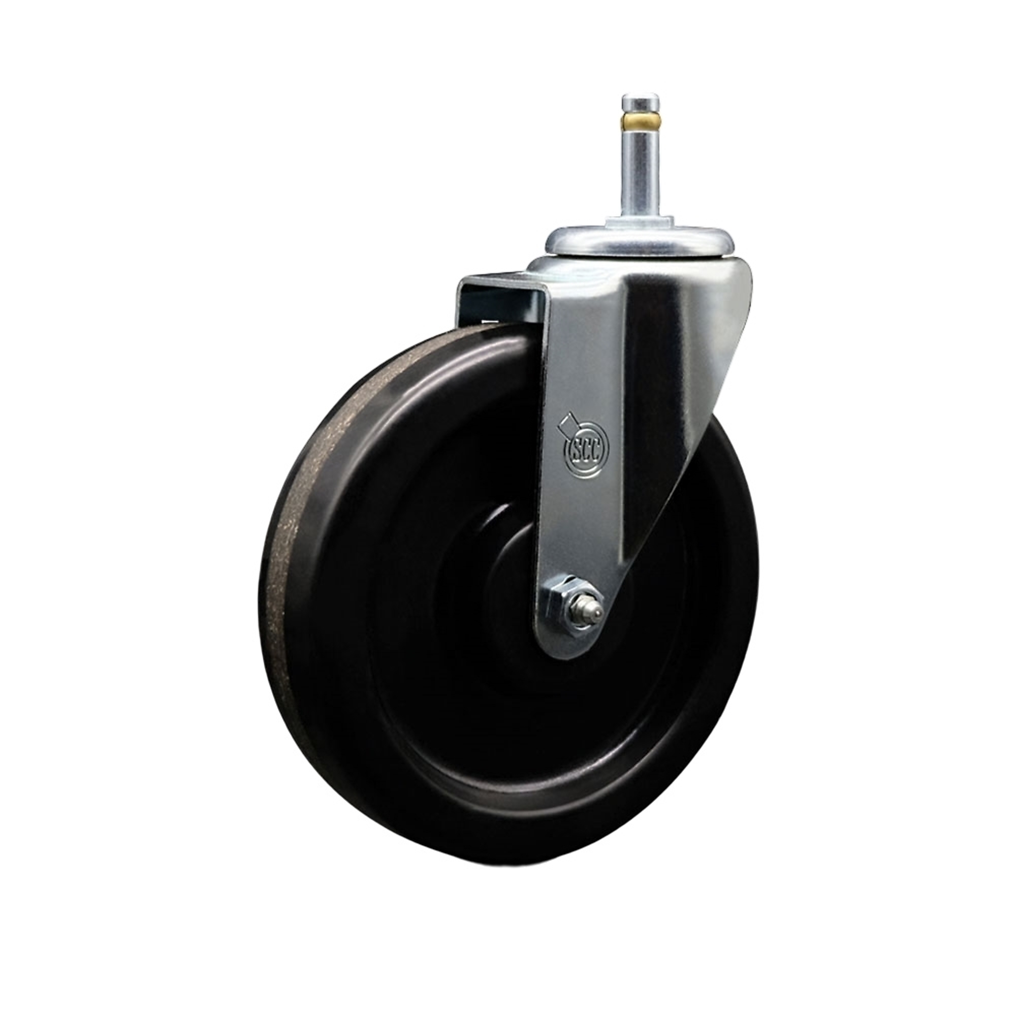 Service Caster, 6Inch x 1 1/2Inch Stem Caster, Wheel Diameter 6 in, Caster Type Swivel, Package (qty.) 1, Model SCC-GR20S615-PHR-716138