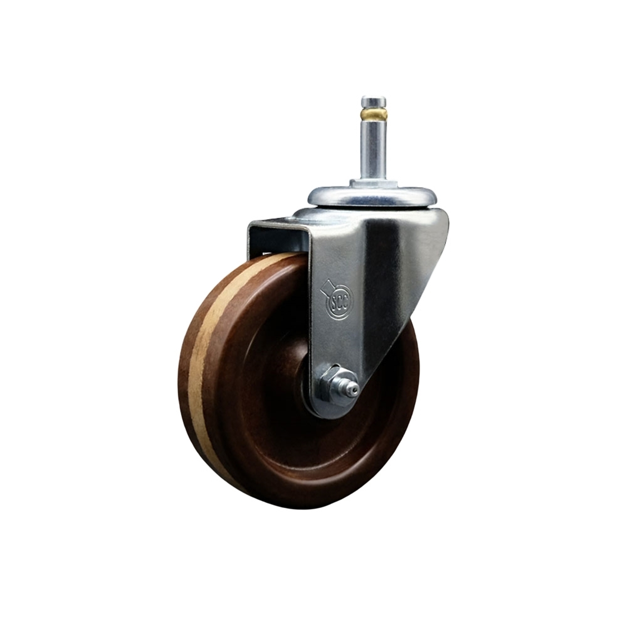 Service Caster, 4Inch x 1 1/4Inch Stem Caster, Wheel Diameter 4 in, Caster Type Swivel, Package (qty.) 1, Model SCC-GR20S414-PHRHT-716138