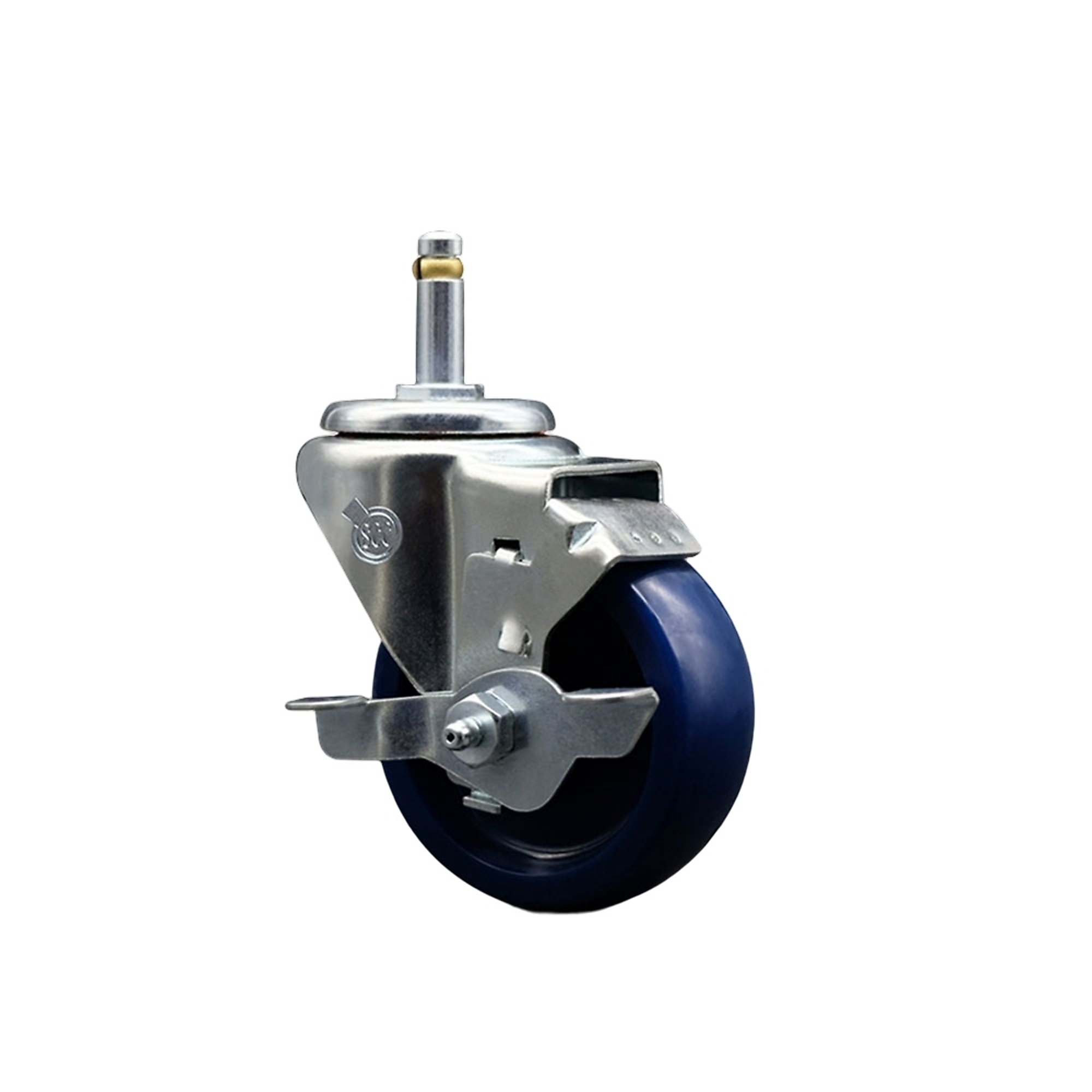 Service Caster, 3 1/2Inch x 1 1/4Inch Stem Caster, Wheel Diameter 3.5 in, Caster Type Swivel, Package (qty.) 1, Model SCC-GR20S3514-SPUS-TLB-716138