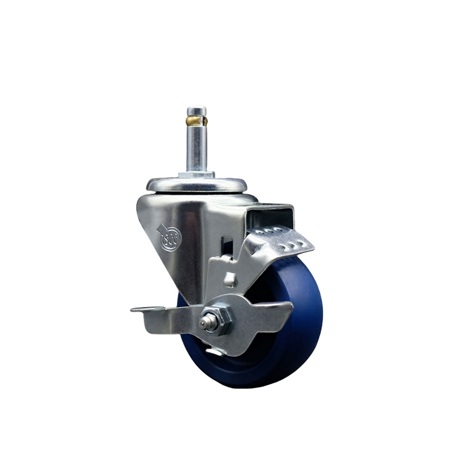 Service Caster, 3Inch x 1 1/4Inch Stem Caster, Wheel Diameter 3 in, Caster Type Swivel, Package (qty.) 1, Model SCC-GR20S314-SPUS-TLB-716138