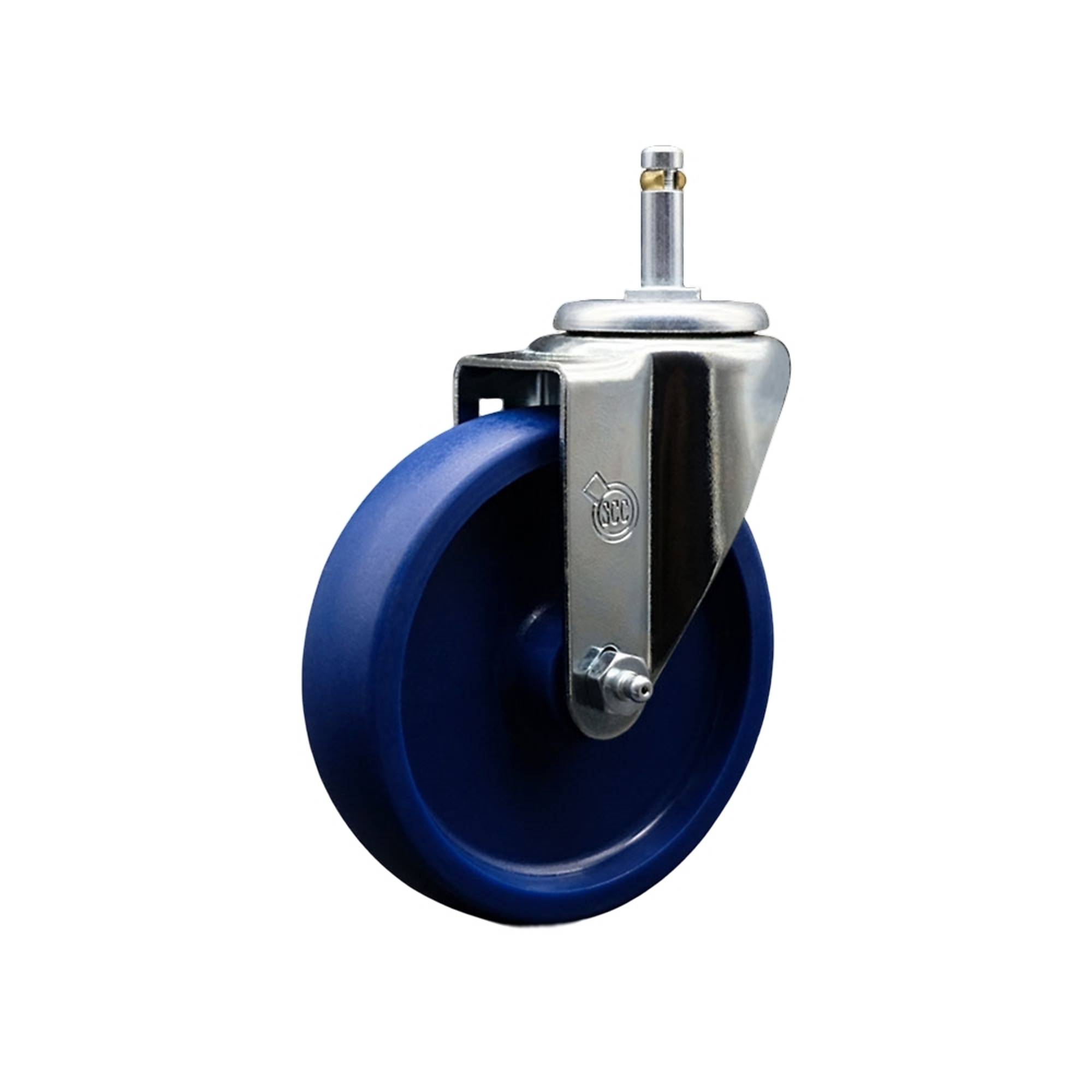 Service Caster, 5Inch x 1 1/4Inch Stem Caster, Wheel Diameter 5 in, Caster Type Swivel, Package (qty.) 1, Model SCC-GR20S514-SPUS-716138