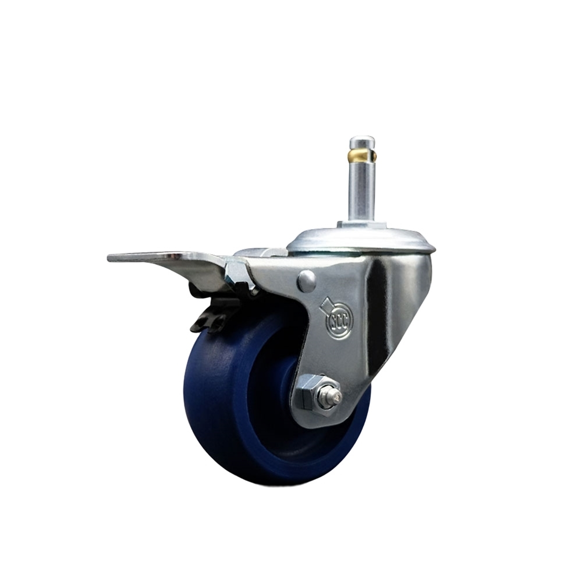 Service Caster, 3Inch x 1 1/4Inch Stem Caster, Wheel Diameter 3 in, Caster Type Swivel, Package (qty.) 1, Model SCC-GRTTL20S314-SPUS-716138