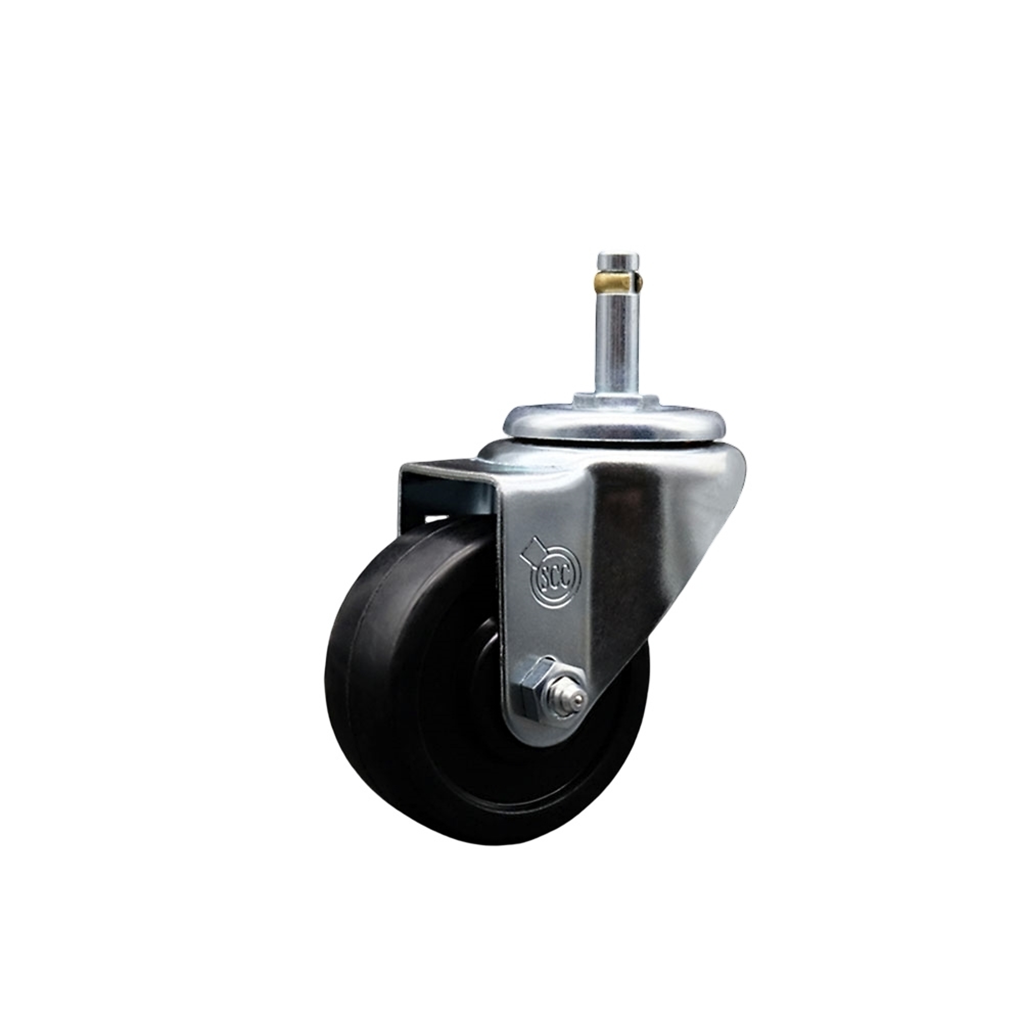 Service Caster, 3Inch x 1 1/4Inch Stem Caster, Wheel Diameter 3 in, Caster Type Swivel, Package (qty.) 1, Model SCC-GR20S314-SRS-716138