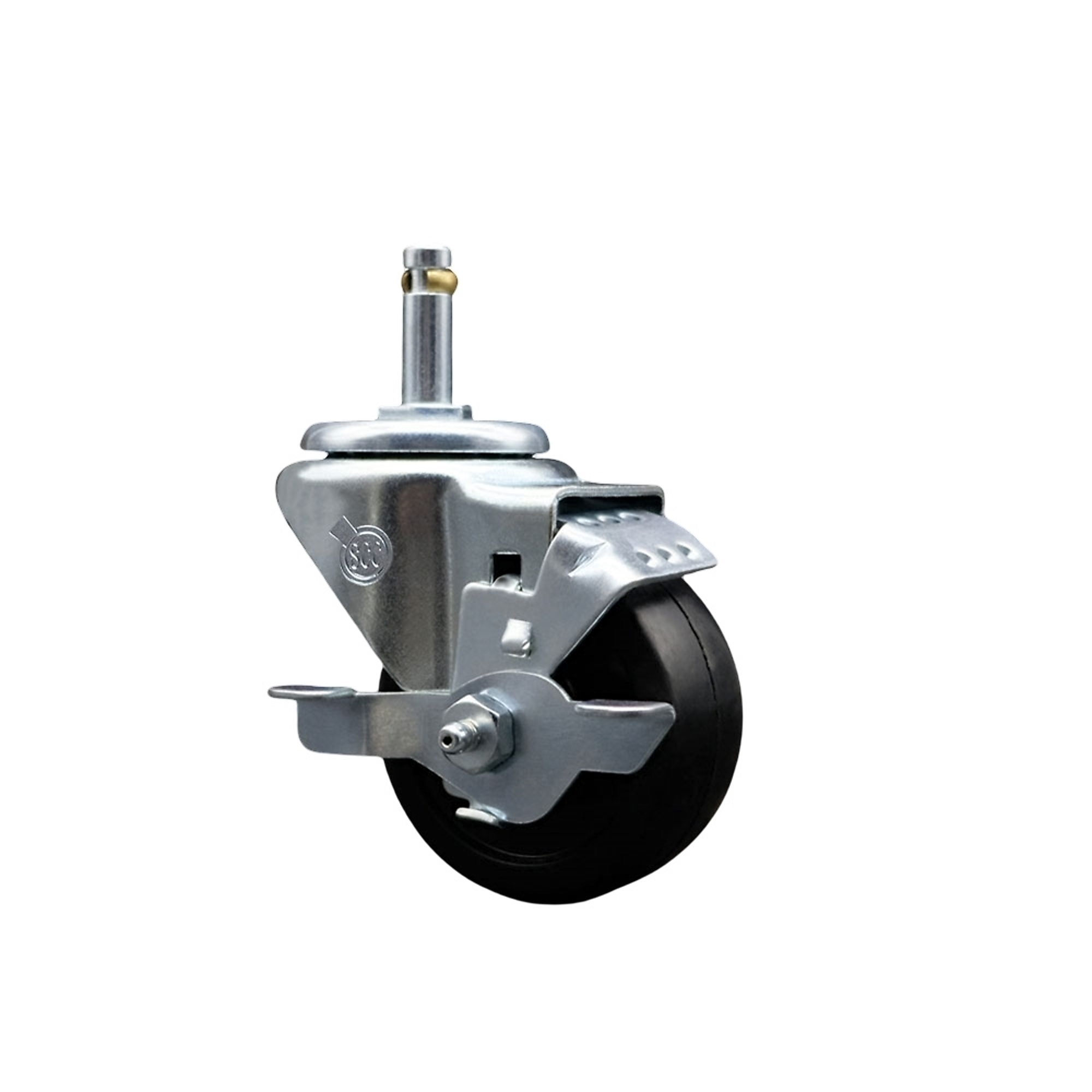 Service Caster, 3Inch x 1 1/4Inch Stem Caster, Wheel Diameter 3 in, Caster Type Swivel, Package (qty.) 1, Model SCC-GR20S314-SRS-TLB-716138