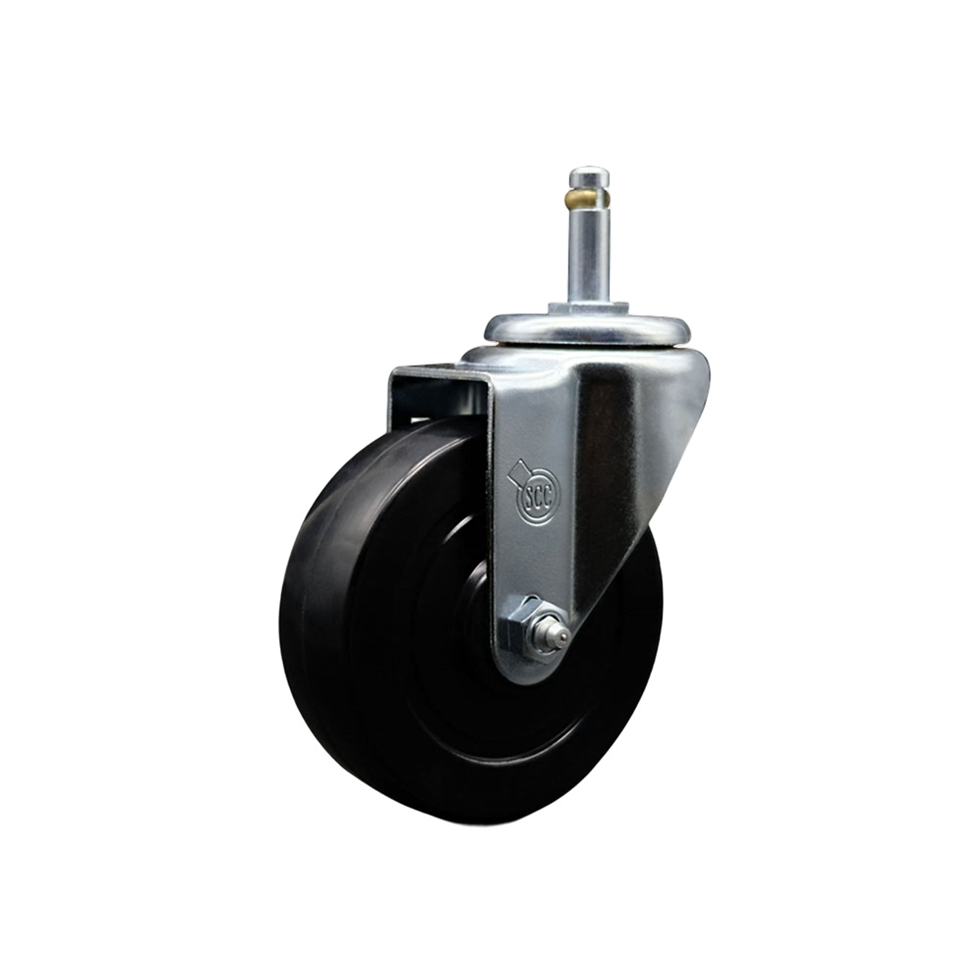 Service Caster, 4Inch x 1 1/4Inch Stem Caster, Wheel Diameter 4 in, Caster Type Swivel, Package (qty.) 1, Model SCC-GR20S414-SRS-716138