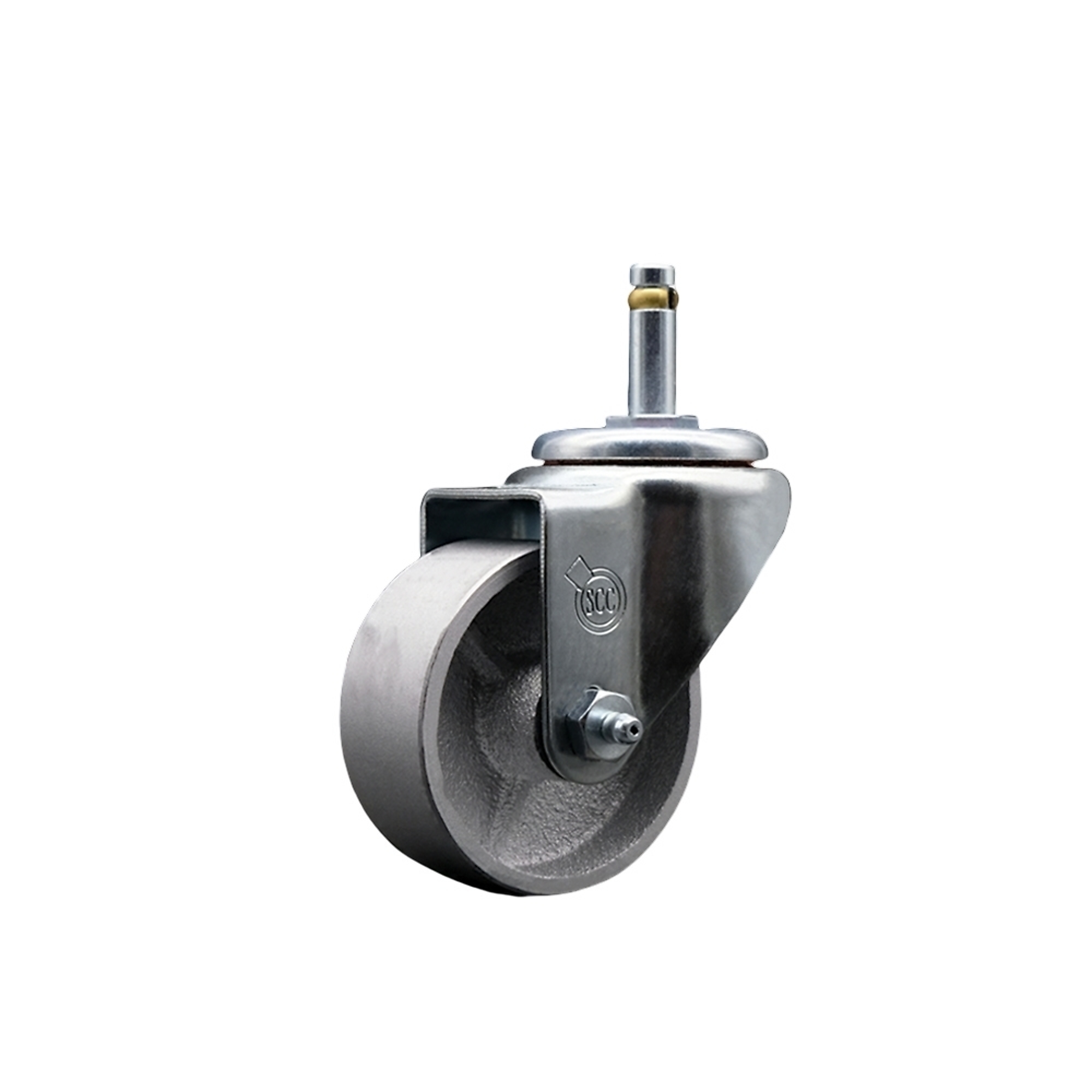 Service Caster, 3Inch x 1 1/4Inch Stem Caster, Wheel Diameter 3 in, Caster Type Swivel, Package (qty.) 1, Model SCC-GR20S314-SSS-716138