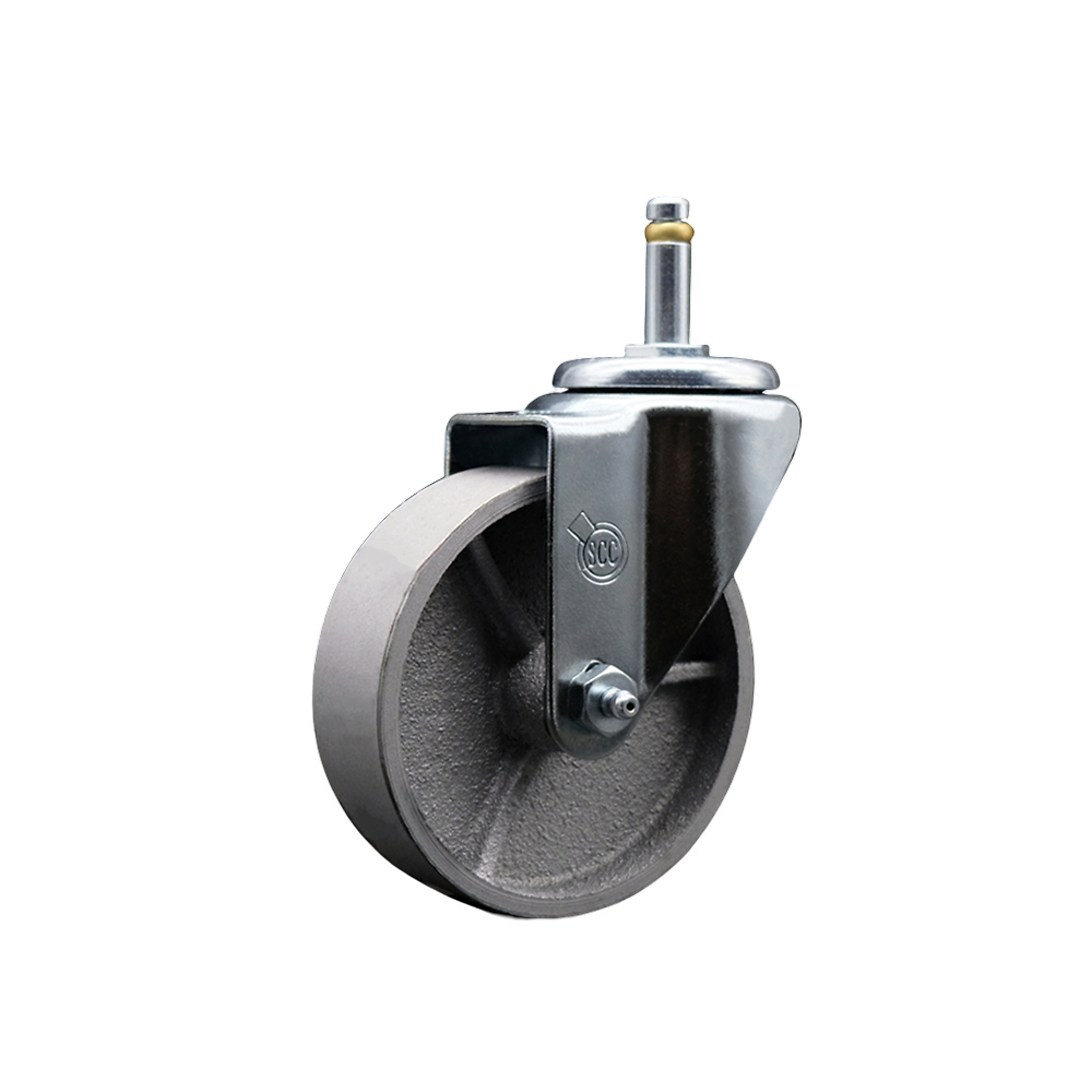 Service Caster, 4Inch x 1 1/4Inch Stem Caster, Wheel Diameter 4 in, Caster Type Swivel, Package (qty.) 1, Model SCC-GR20S414-SSS-716138