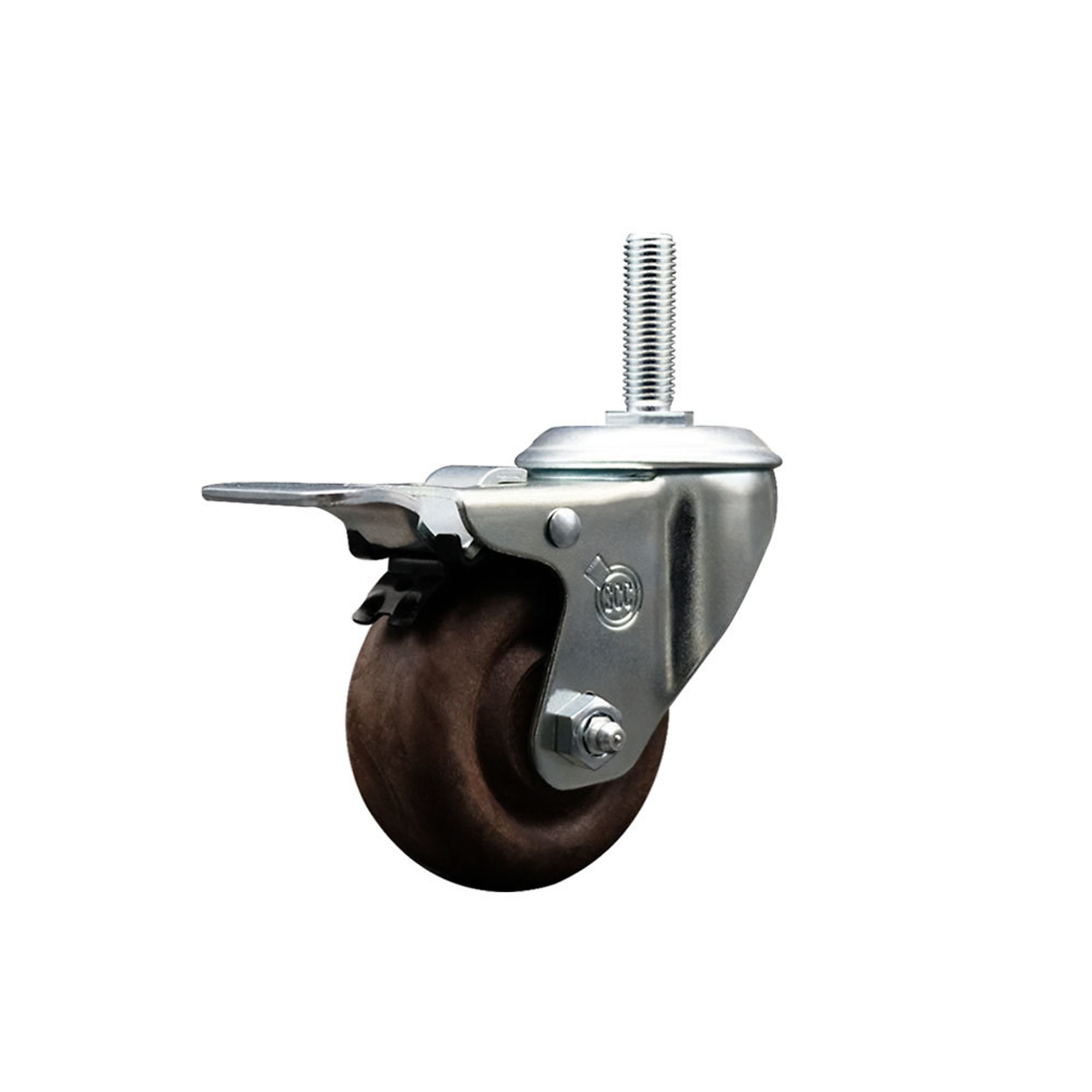 Service Caster, 3Inch x 1 1/4Inch Stem Caster, Wheel Diameter 3 in, Caster Type Swivel, Package (qty.) 1, Model SCC-TSTTL20S314-GFNSHT-34212