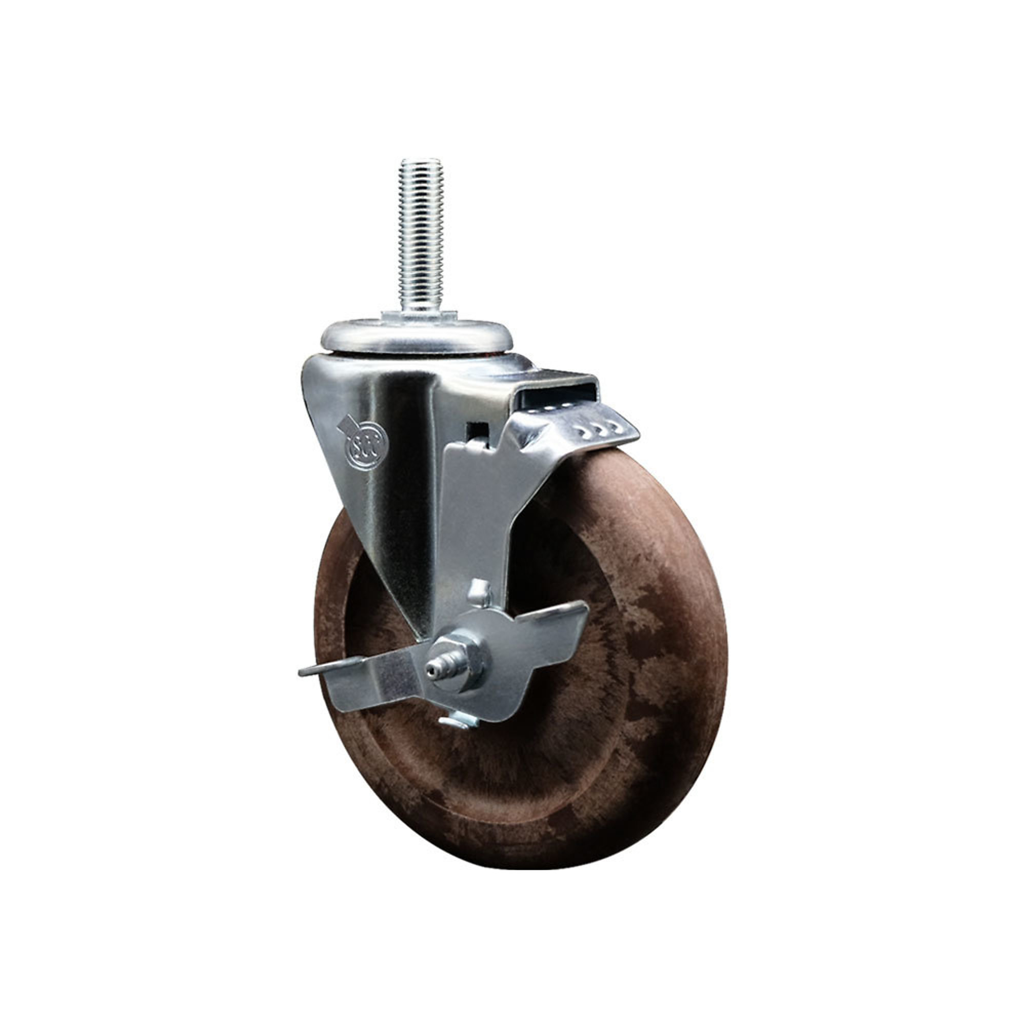 Service Caster, 5Inch x 1 1/4Inch Stem Caster, Wheel Diameter 5 in, Caster Type Swivel, Package (qty.) 1, Model SCC-TS20S514-GFNSHT-TLB-34212