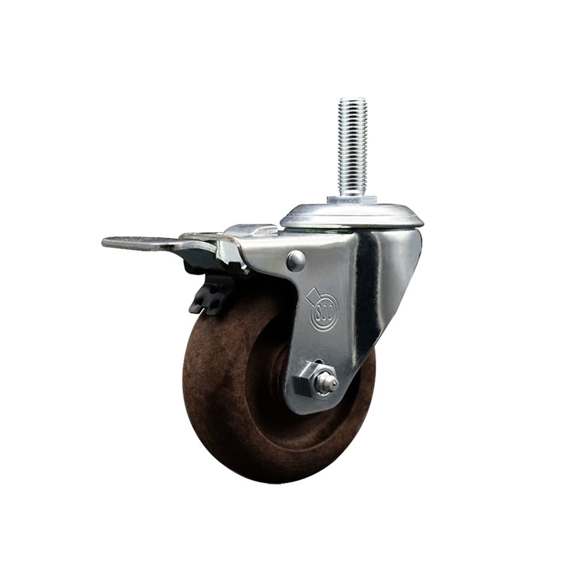 Service Caster, 4Inch x 1 1/4Inch Stem Caster, Wheel Diameter 4 in, Caster Type Swivel, Package (qty.) 1, Model SCC-TSTTL20S414-GFNSHT-34212