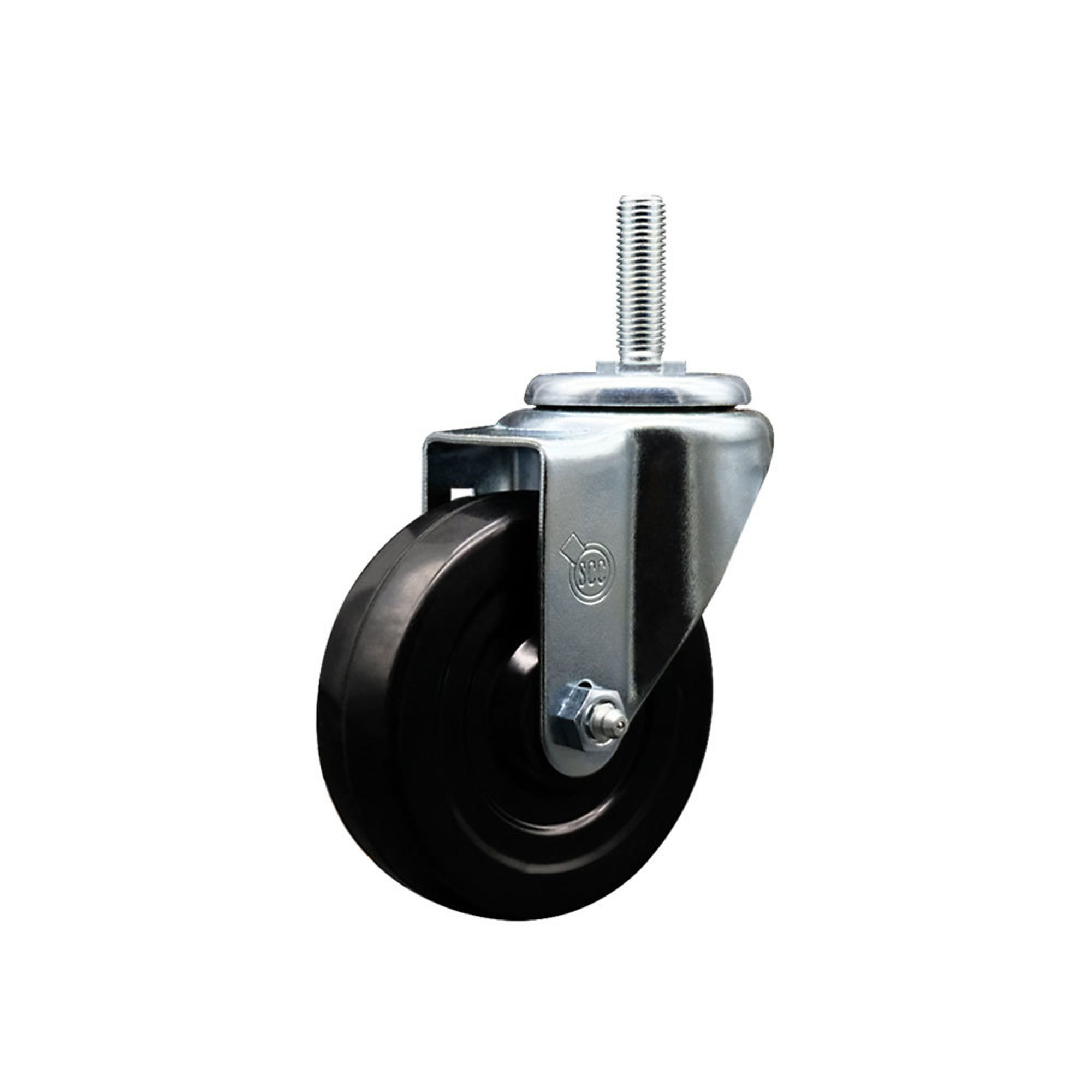 Service Caster, 4Inch x 1 1/4Inch Stem Caster, Wheel Diameter 4 in, Caster Type Swivel, Package (qty.) 1, Model SCC-TS20S414-HRS-34212