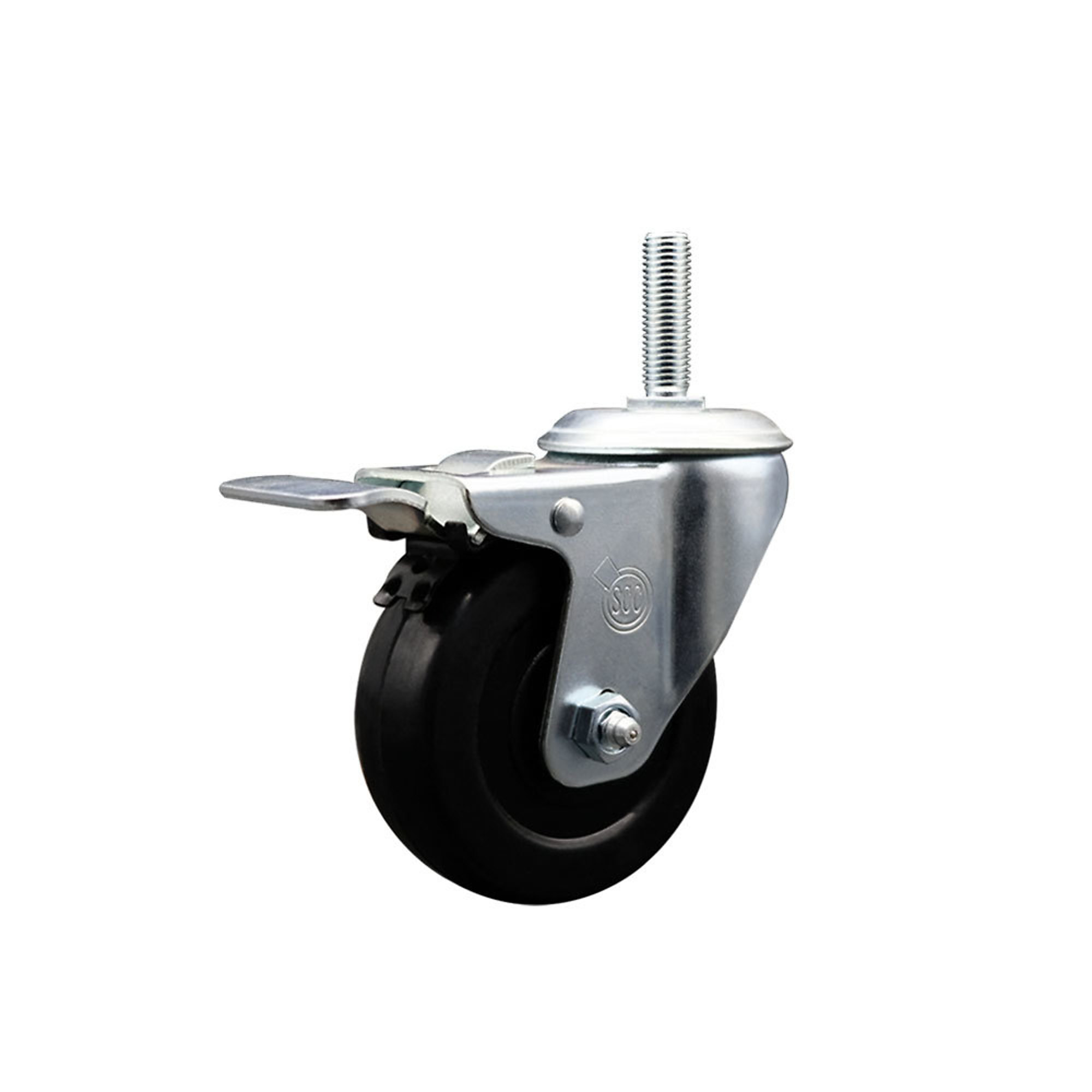 Service Caster, 3 1/2Inch x 1 1/4Inch Stem Caster, Wheel Diameter 3.5 in, Caster Type Swivel, Package (qty.) 1, Model SCC-TSTTL20S3514-HRS-34212