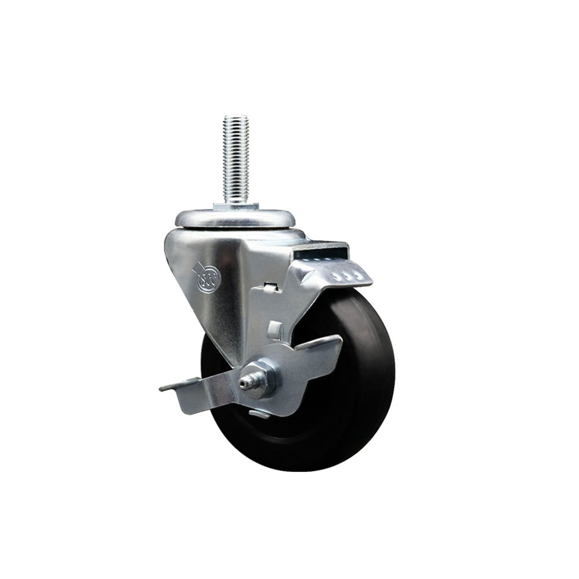 Service Caster, 3 1/2Inch x 1 1/4Inch Stem Caster, Wheel Diameter 3.5 in, Caster Type Swivel, Package (qty.) 1, Model SCC-TS20S3514-HRS-TLB-34212