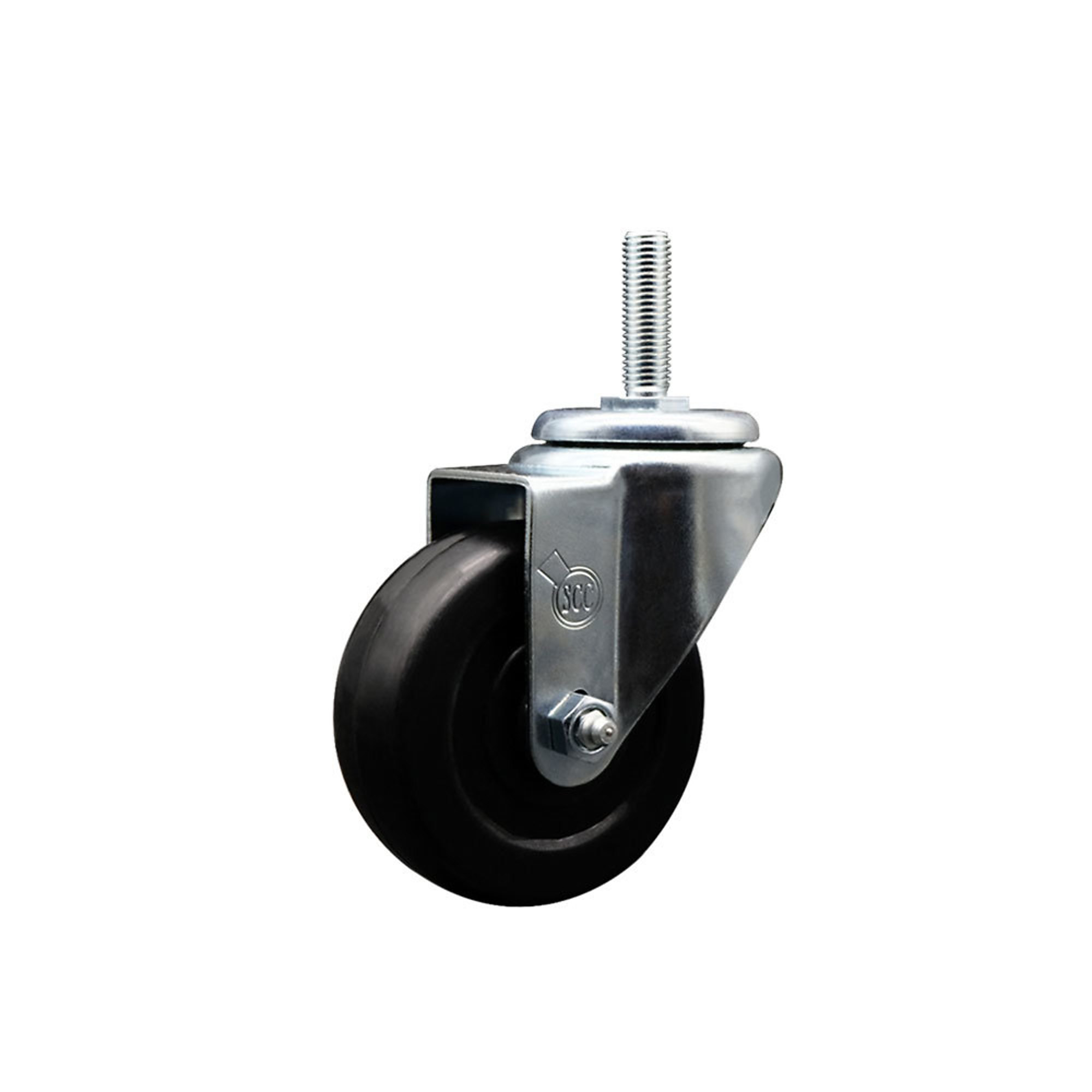 Service Caster, 3 1/2Inch x 1 1/4Inch Stem Caster, Wheel Diameter 3.5 in, Caster Type Swivel, Package (qty.) 1, Model SCC-TS20S3514-HRS-34212