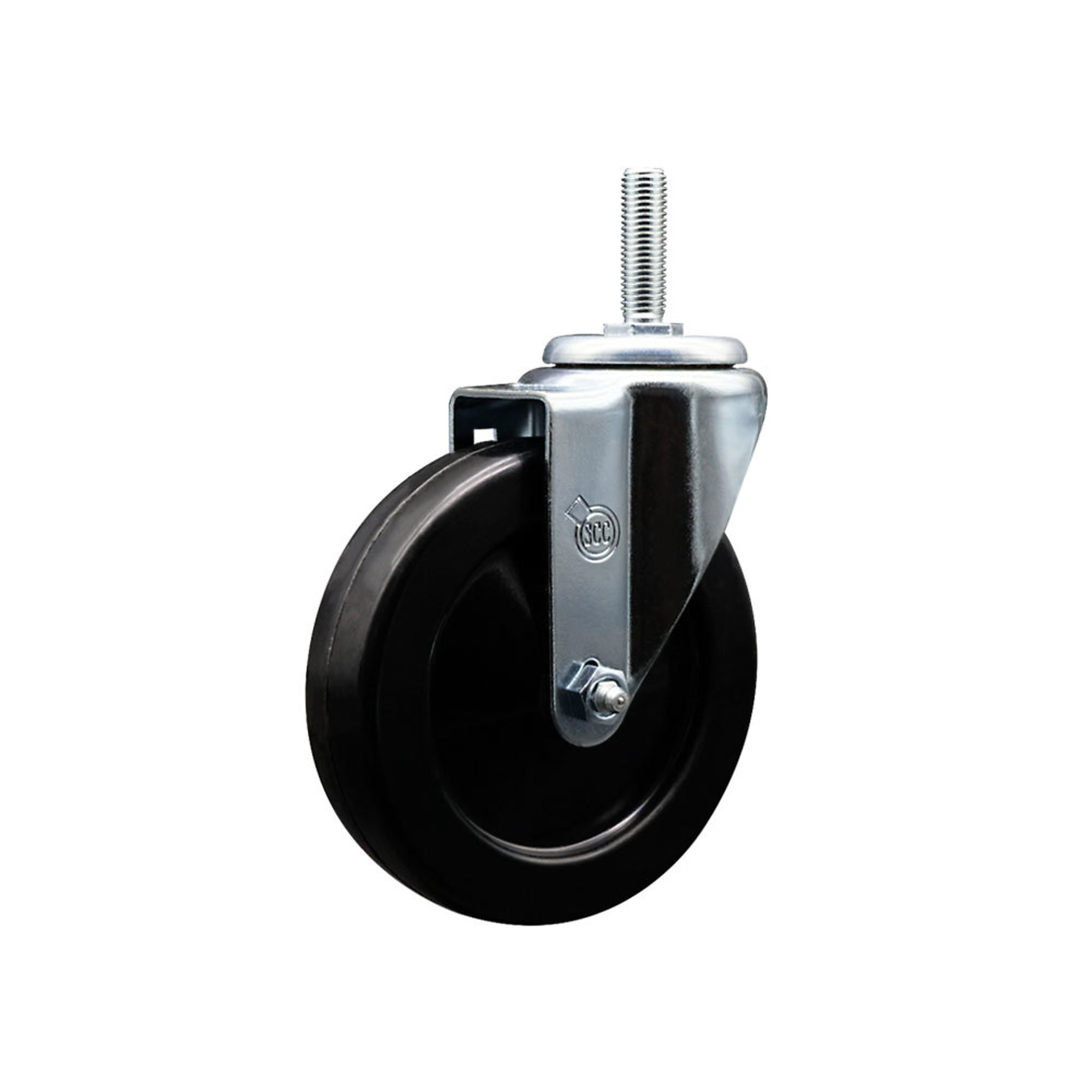 Service Caster, 5Inch x 1 1/4Inch Stem Caster, Wheel Diameter 5 in, Caster Type Swivel, Package (qty.) 1, Model SCC-TS20S514-HRS-34212