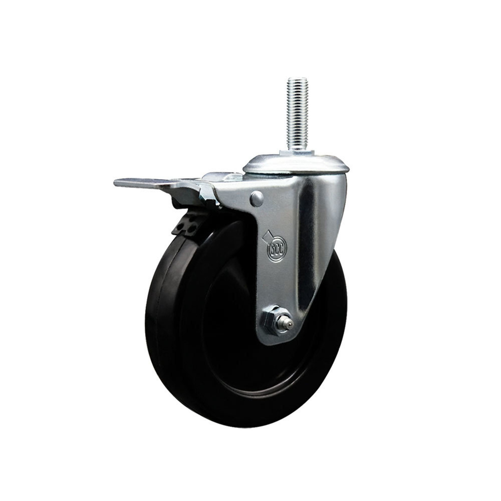 Service Caster, 5Inch x 1 1/4Inch Stem Caster, Wheel Diameter 5 in, Caster Type Swivel, Package (qty.) 1, Model SCC-TSTTL20S514-HRS-34212