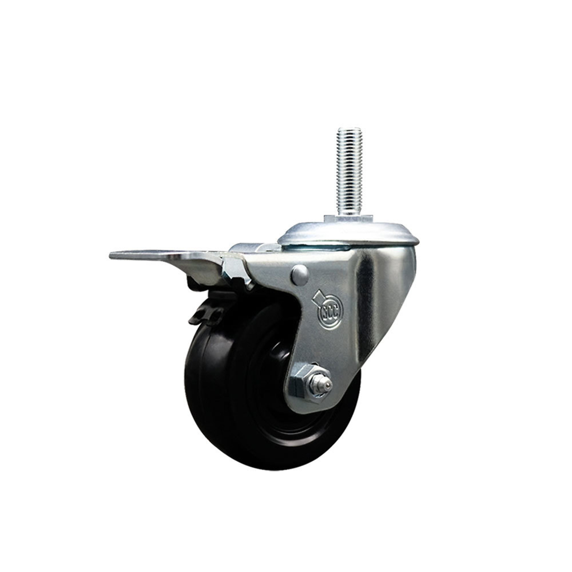 Service Caster, 3Inch x 1 1/4Inch Stem Caster, Wheel Diameter 3 in, Caster Type Swivel, Package (qty.) 1, Model SCC-TSTTL20S314-HRS-34212