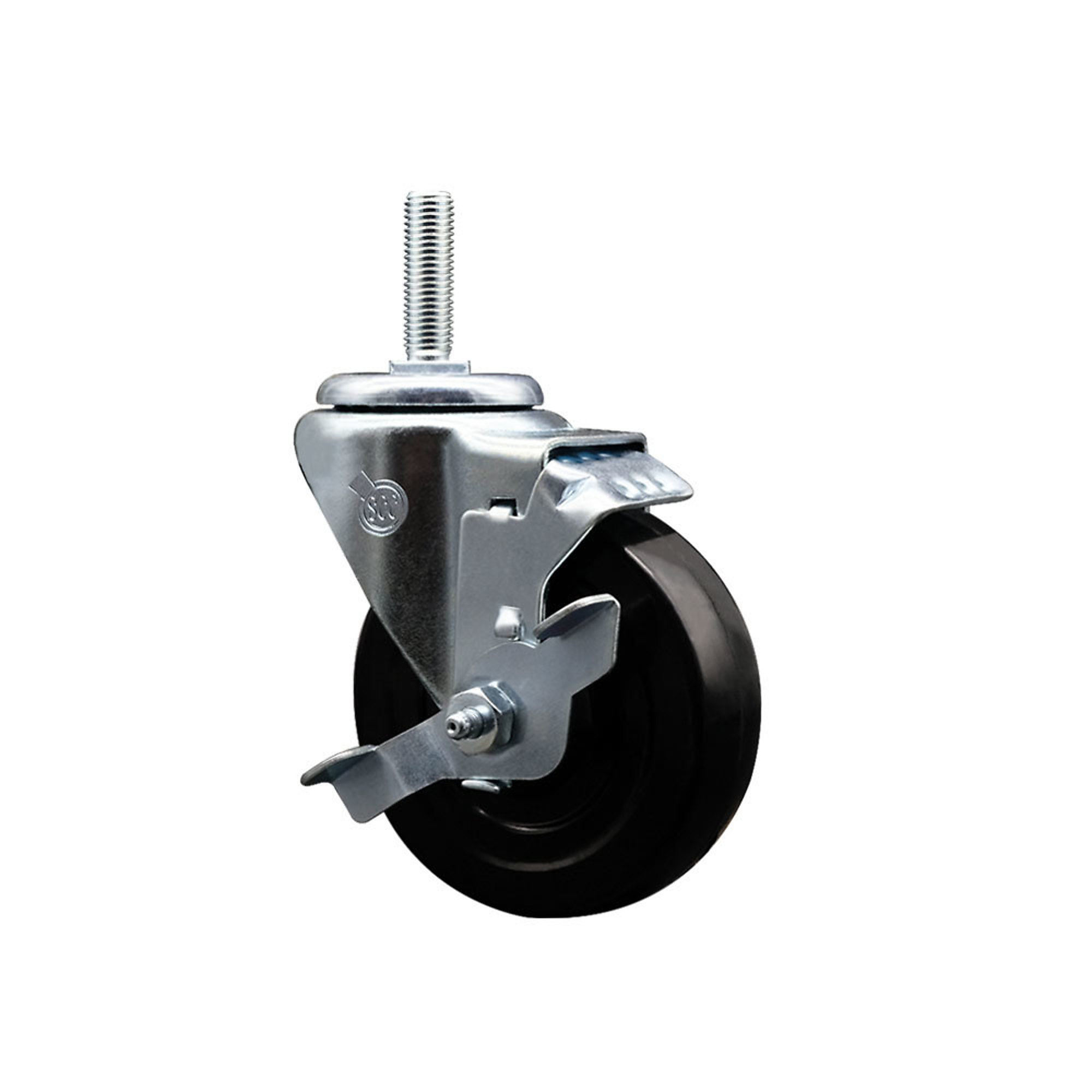 Service Caster, 4Inch x 1 1/4Inch Stem Caster, Wheel Diameter 4 in, Caster Type Swivel, Package (qty.) 1, Model SCC-TS20S414-HRS-TLB-34212