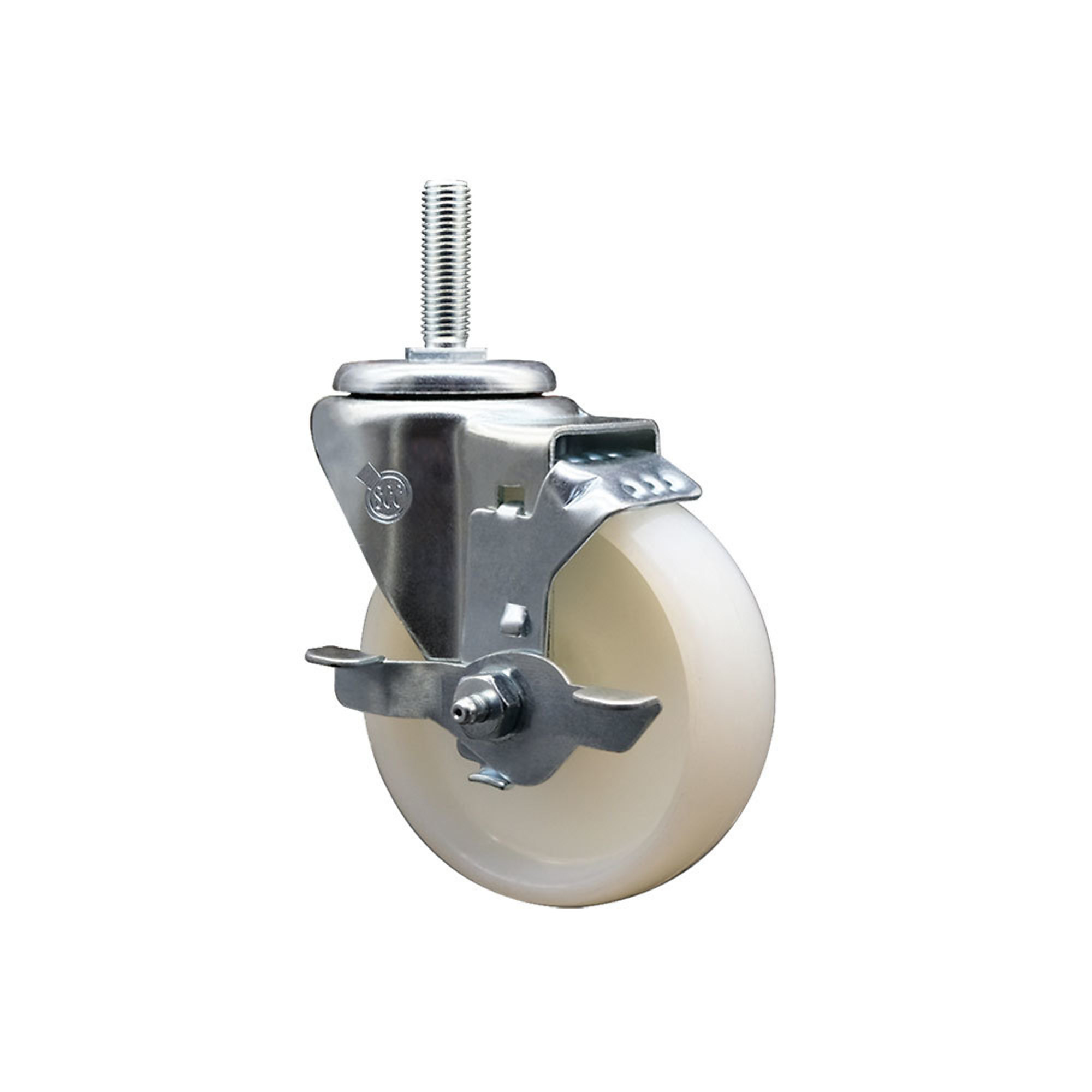 Service Caster, 4Inch x 1 1/4Inch Stem Caster, Wheel Diameter 4 in, Caster Type Swivel, Package (qty.) 1, Model SCC-TS20S414-NYS-TLB-34212