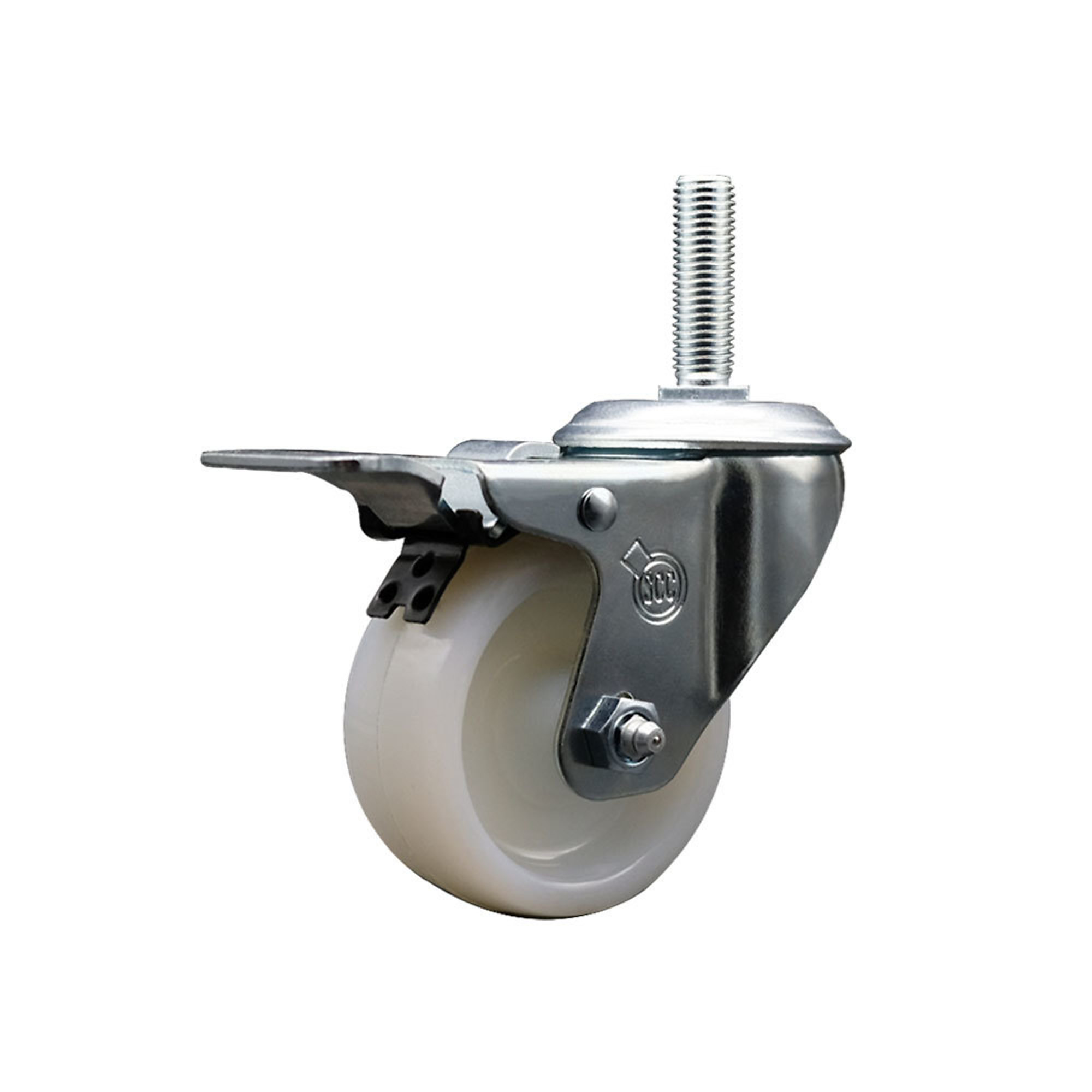 Service Caster, 4Inch x 1 1/4Inch Stem Caster, Wheel Diameter 4 in, Caster Type Swivel, Package (qty.) 1, Model SCC-TSTTL20S414-NYS-34212