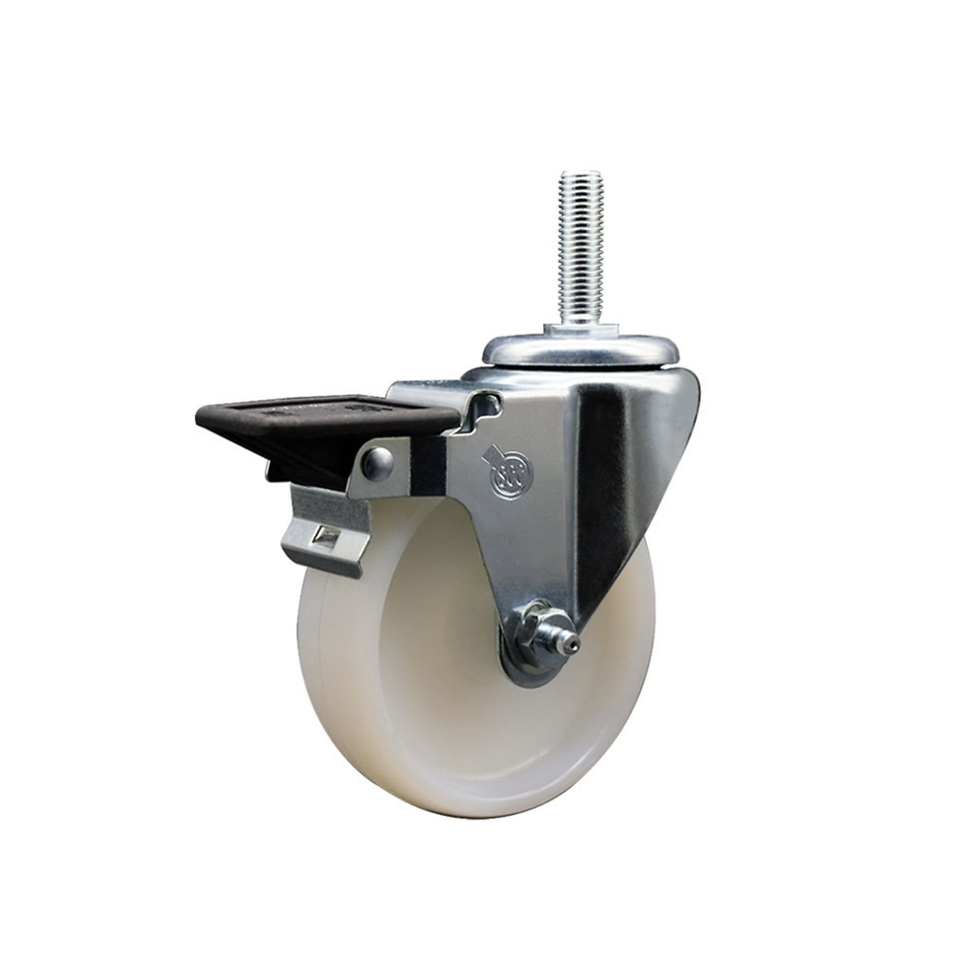 Service Caster, 4Inch x 1 1/4Inch Stem Caster, Wheel Diameter 4 in, Caster Type Swivel, Package (qty.) 1, Model SCC-TS20S414-NYS-PLB-34212