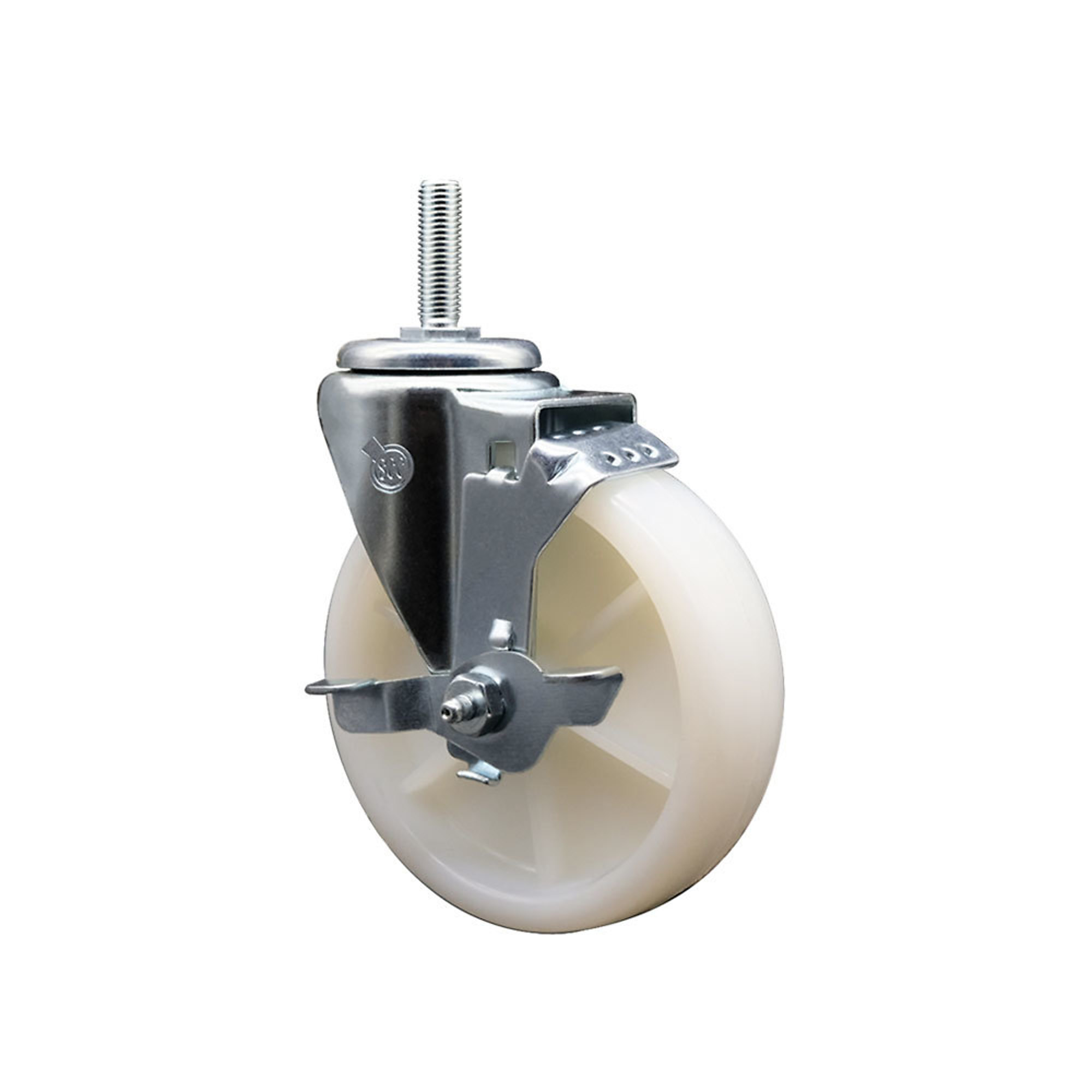 Service Caster, 5Inch x 1 1/4Inch Stem Caster, Wheel Diameter 5 in, Caster Type Swivel, Package (qty.) 1, Model SCC-TS20S514-NYS-TLB-34212