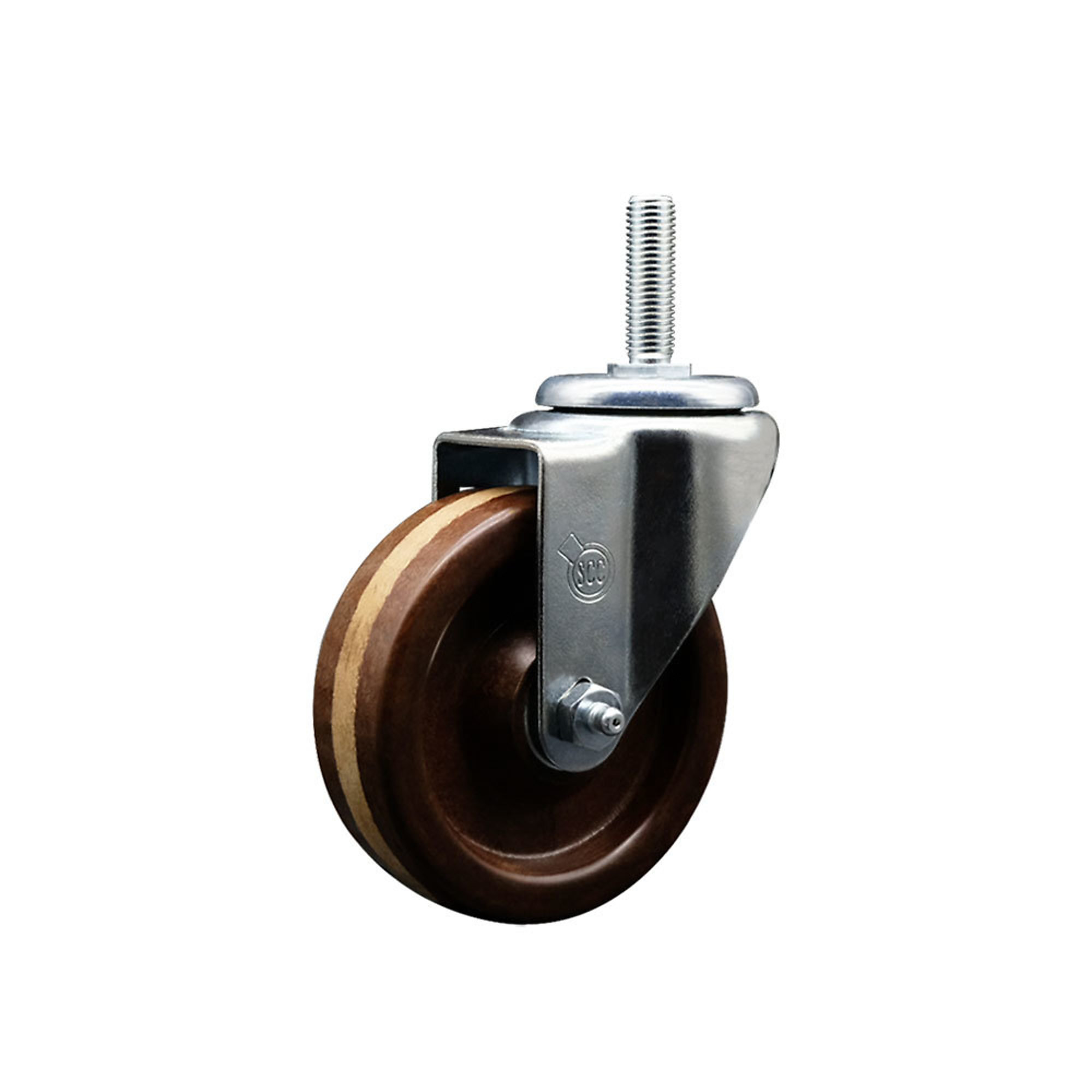 Service Caster, 4Inch x 1 1/4Inch Stem Caster, Wheel Diameter 4 in, Caster Type Swivel, Package (qty.) 1, Model SCC-TS20S414-PHRHT-34212