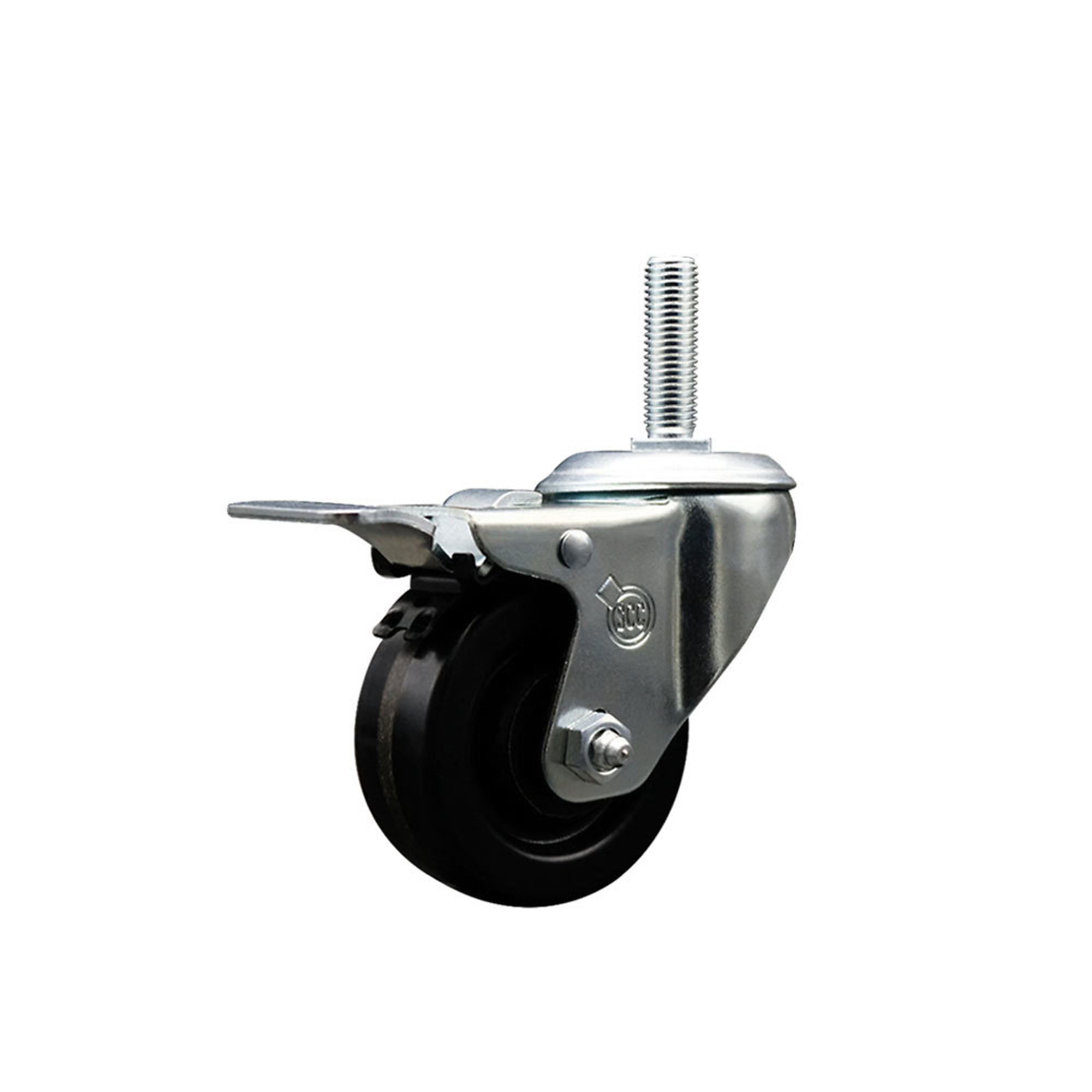 Service Caster, 3Inch x 1 1/4Inch Stem Caster, Wheel Diameter 3 in, Caster Type Swivel, Package (qty.) 1, Model SCC-TSTTL20S314-PHR-34212