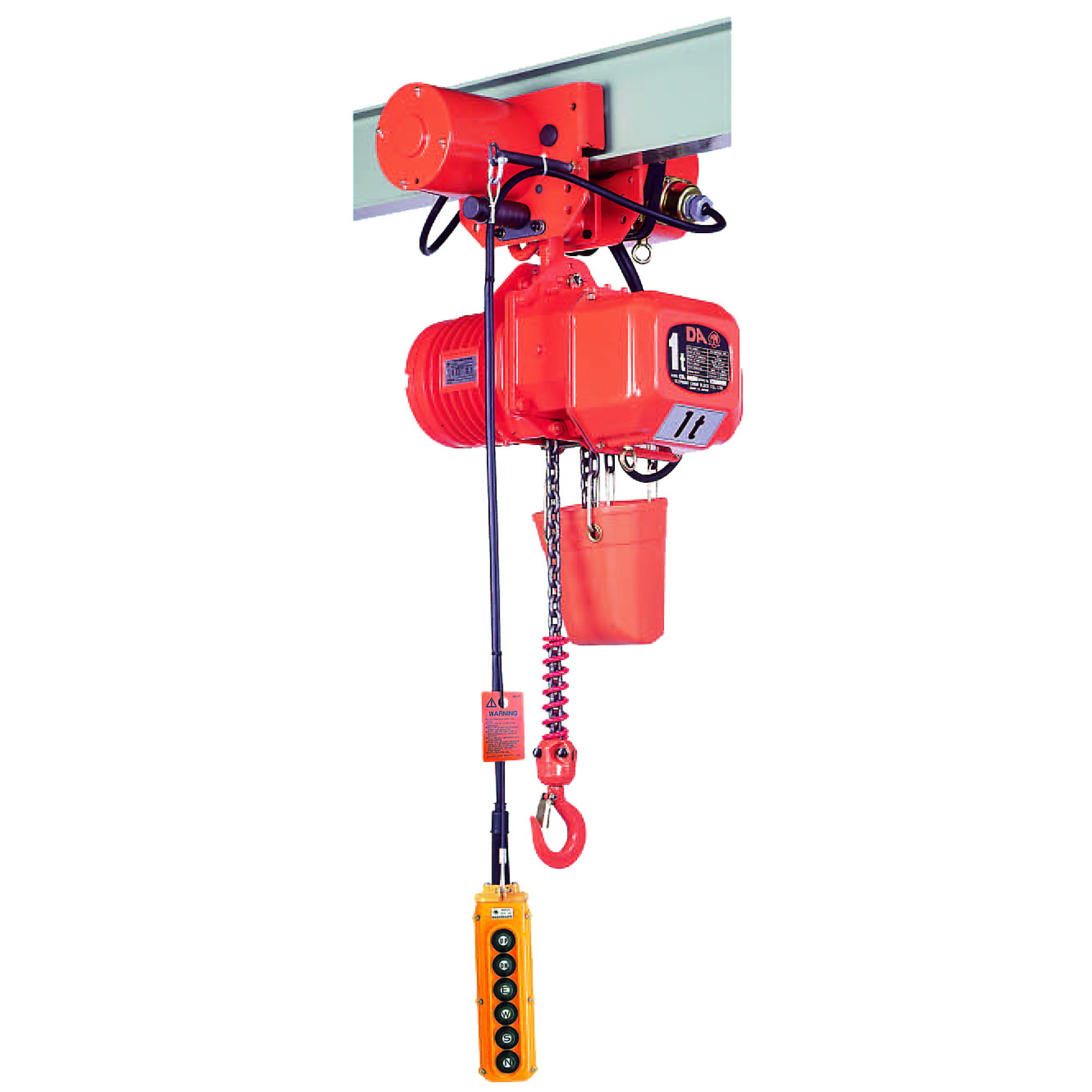 ElephantLifting, electric chain hoist, 3 phase, 460v, 60Hz, Power Source Electric, Capacity 6600 lb, Lift Height 10 ft, Model DA