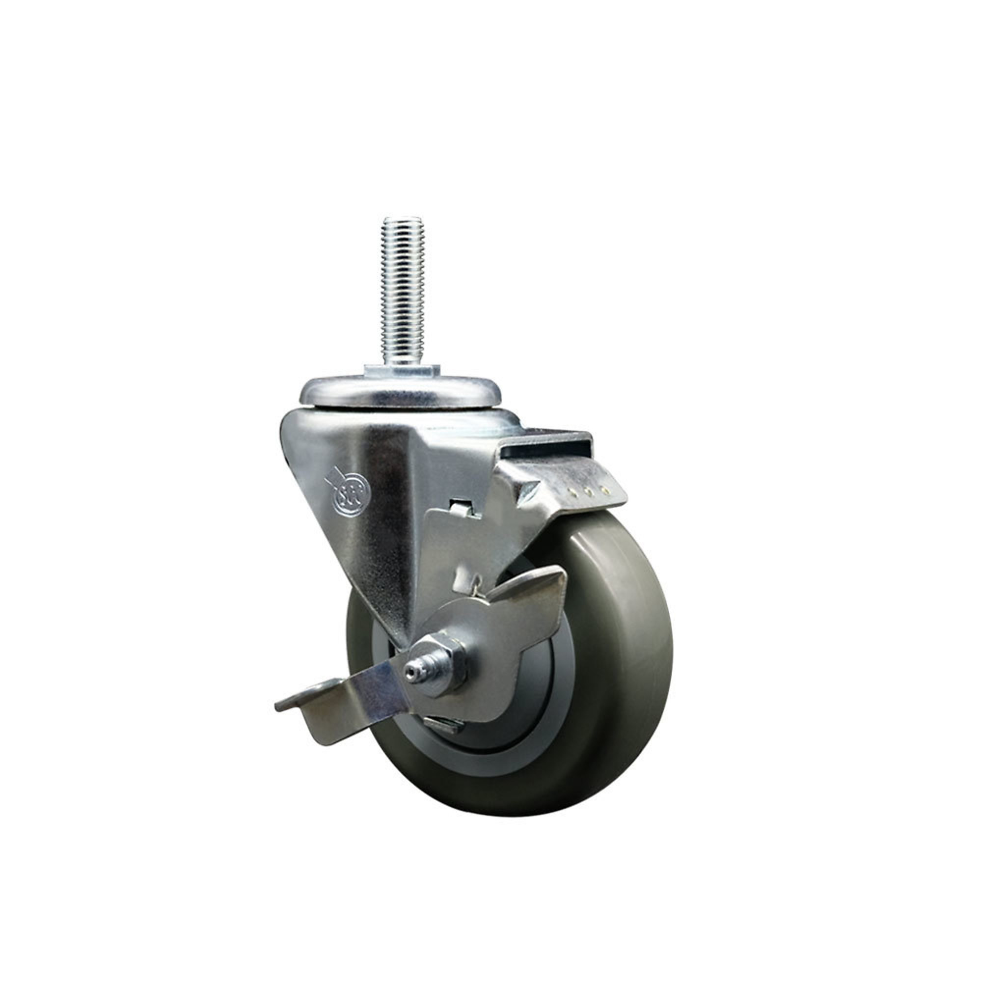 Service Caster, 3 1/2Inch x 1 1/4Inch Stem Caster, Wheel Diameter 3.5 in, Caster Type Swivel, Package (qty.) 1, Model SCC-TS20S3514-PPUB-TLB-34212