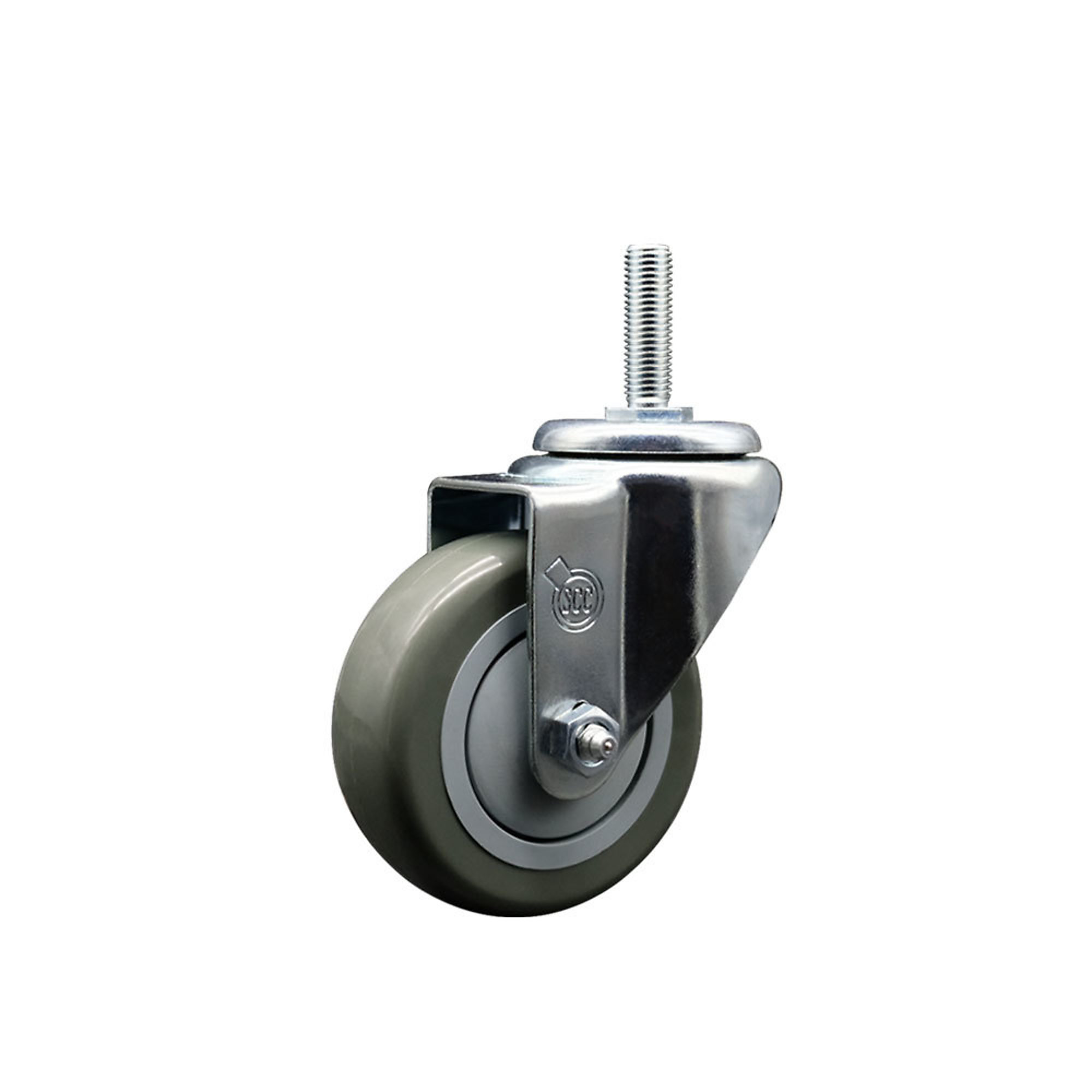 Service Caster, 3 1/2Inch x 1 1/4Inch Stem Caster, Wheel Diameter 3.5 in, Caster Type Swivel, Package (qty.) 1, Model SCC-TS20S3514-PPUB-34212