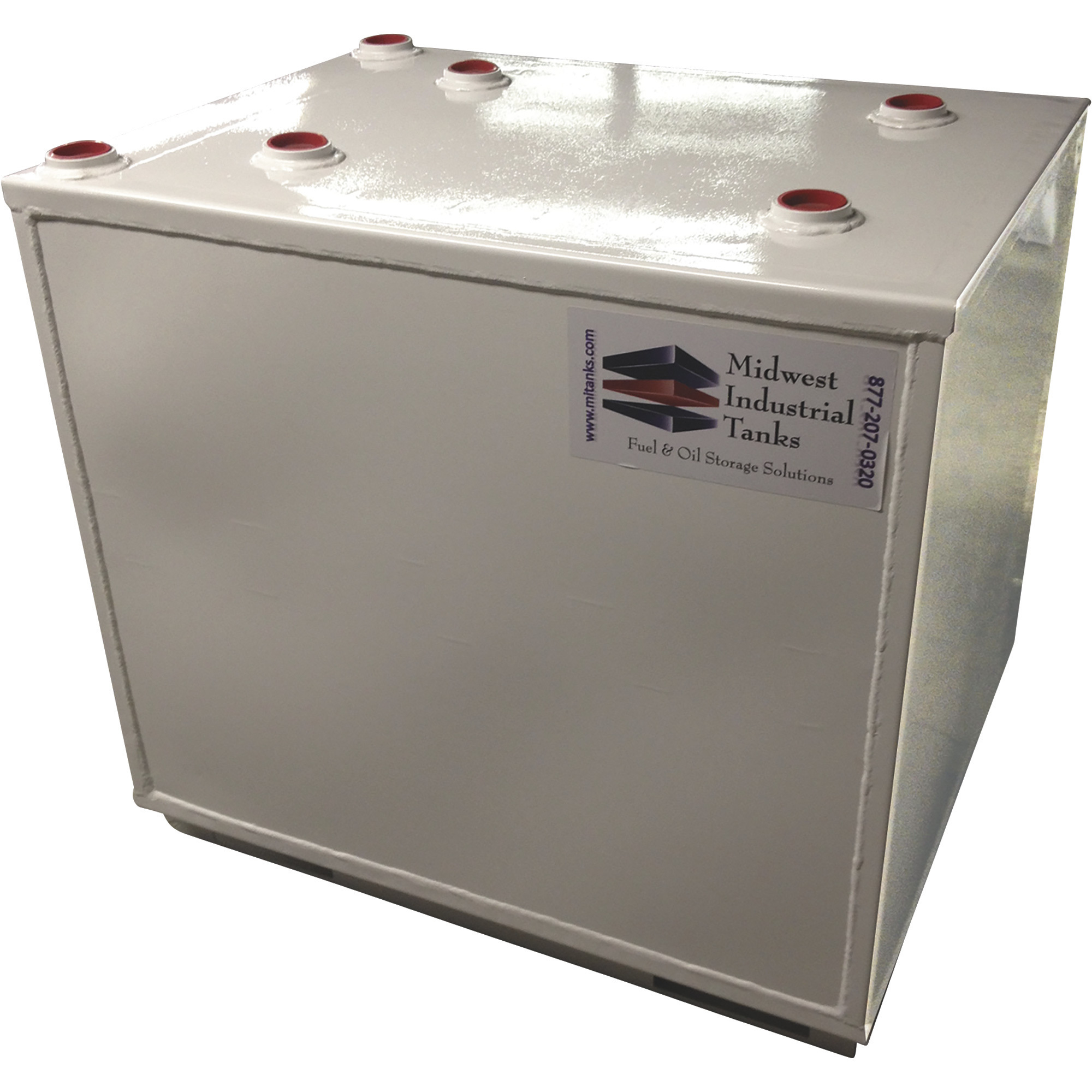 Midwest Industrial Tanks Double-Wall Storage Fuel Tank, 50-Gallon, Model RTD-50-CC-10-12