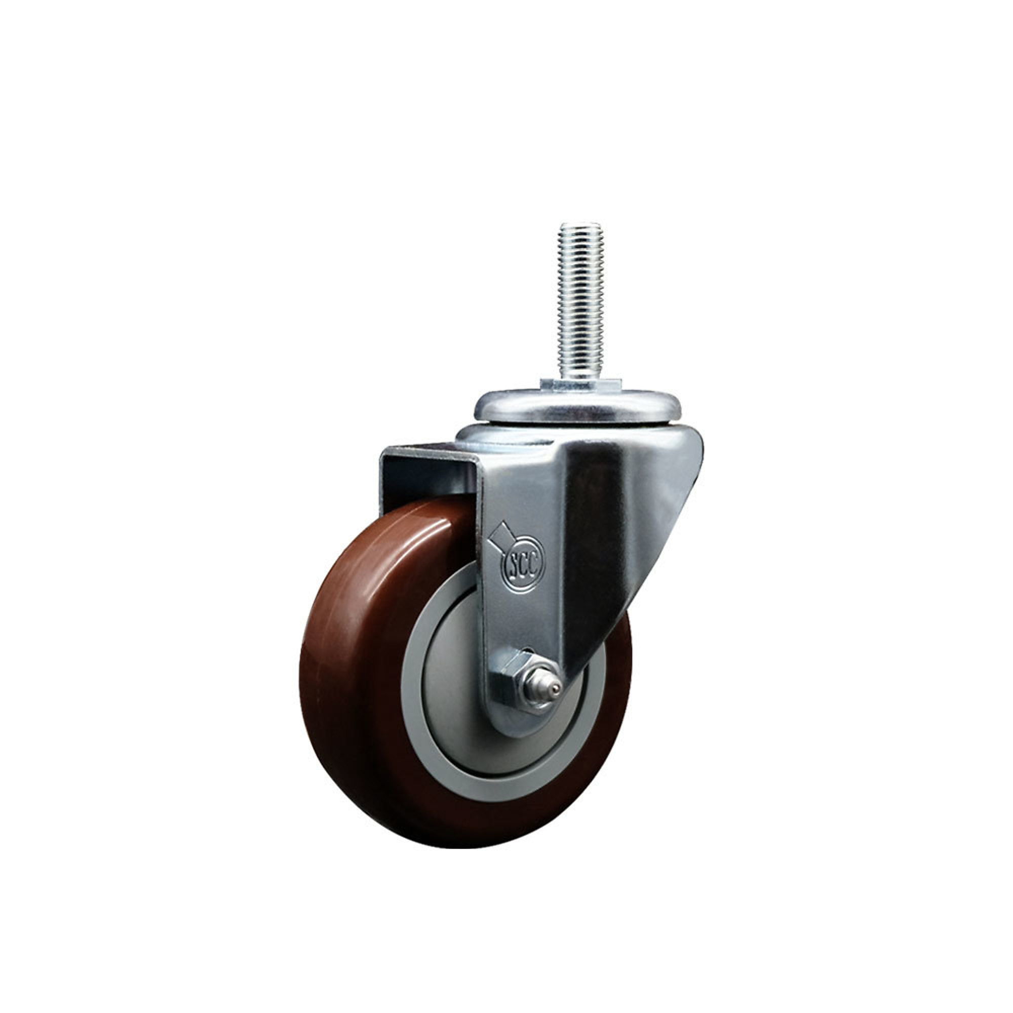 Service Caster, 3 1/2Inch x 1 1/4Inch Stem Caster, Wheel Diameter 3.5 in, Caster Type Swivel, Package (qty.) 1, Model SCC-TS20S3514-PPUB-MRN-34212