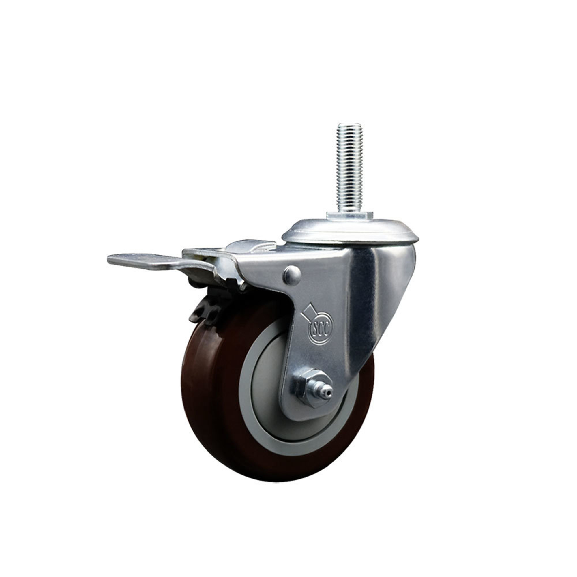 Service Caster, 3 1/2Inch x 1 1/4Inch Stem Caster, Wheel Diameter 3.5 in, Caster Type Swivel, Package (qty.) 1, Model SCC-TSTTL20S3514-PPUB-MRN-34212