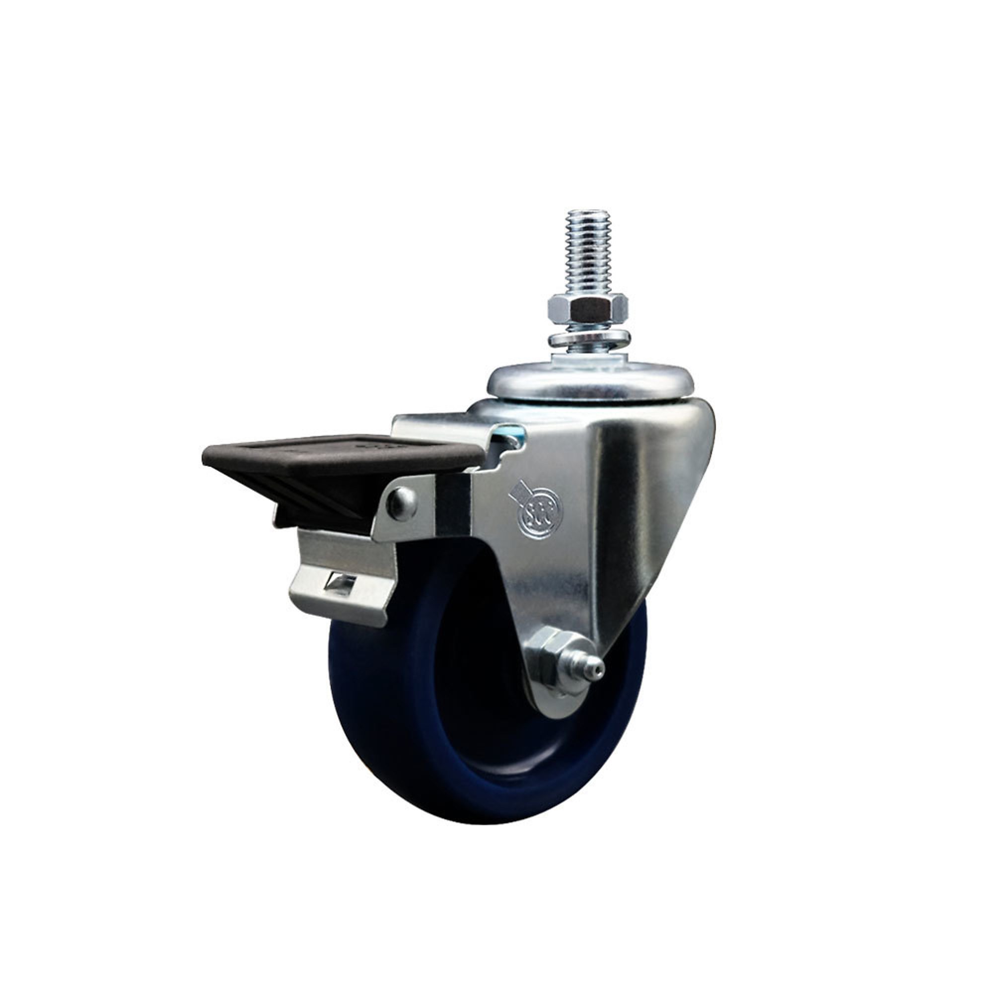 Service Caster, 3 1/2Inch x 1 1/4Inch Stem Caster, Wheel Diameter 3.5 in, Caster Type Swivel, Package (qty.) 1, Model SCC-TS20S3514-SPUS-PLB-121315