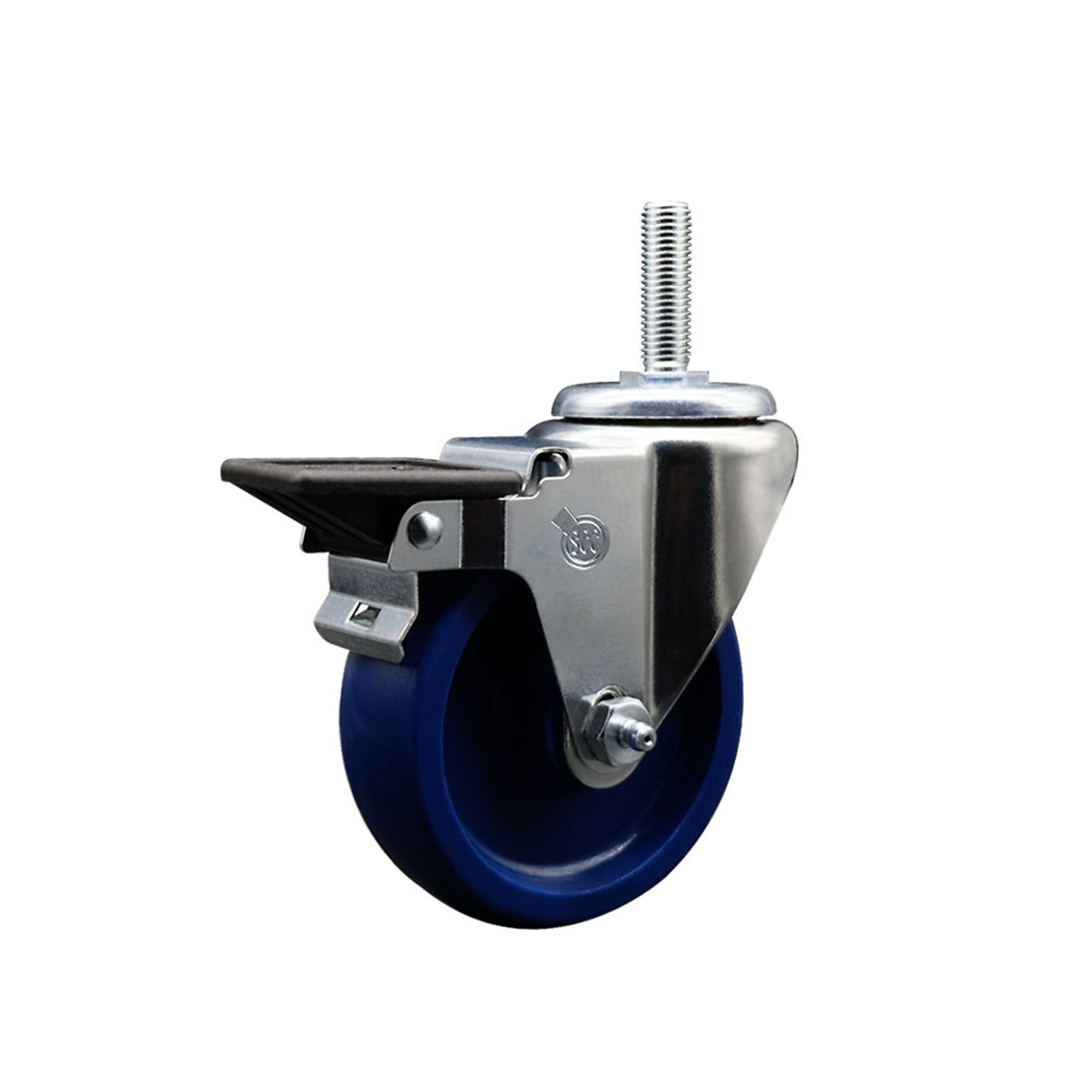 Service Caster, 4Inch x 1 1/4Inch Stem Caster, Wheel Diameter 4 in, Caster Type Swivel, Package (qty.) 1, Model SCC-TS20S414-SPUS-PLB-34212