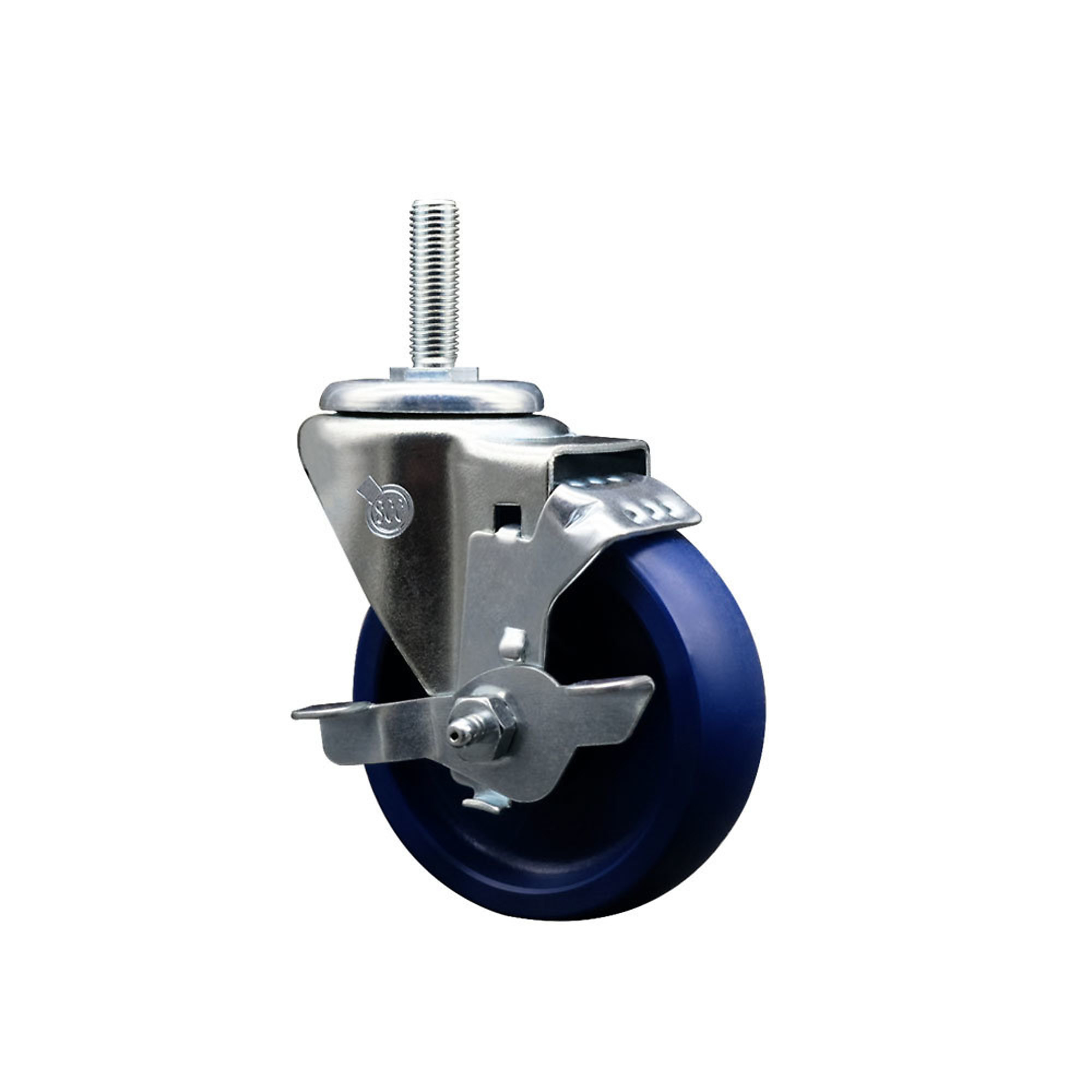 Service Caster, 4Inch x 1 1/4Inch Stem Caster, Wheel Diameter 4 in, Caster Type Swivel, Package (qty.) 1, Model SCC-TS20S414-SPUS-TLB-34212