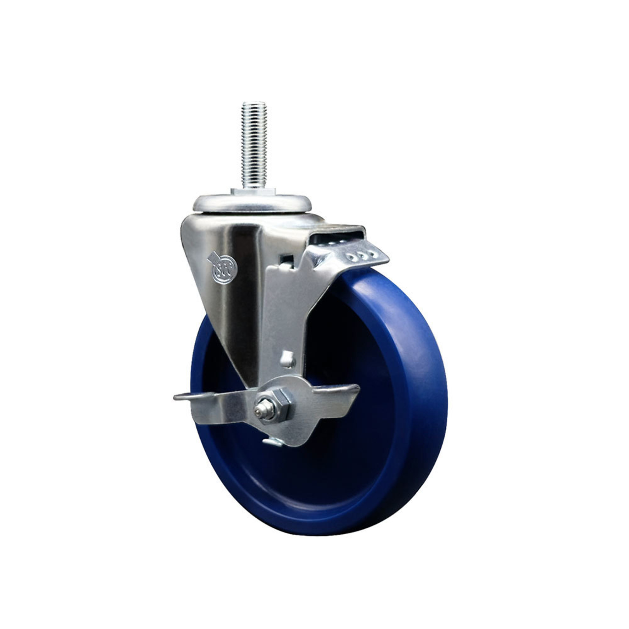 Service Caster, 5Inch x 1 1/4Inch Stem Caster, Wheel Diameter 5 in, Caster Type Swivel, Package (qty.) 1, Model SCC-TS20S514-SPUS-TLB-34212