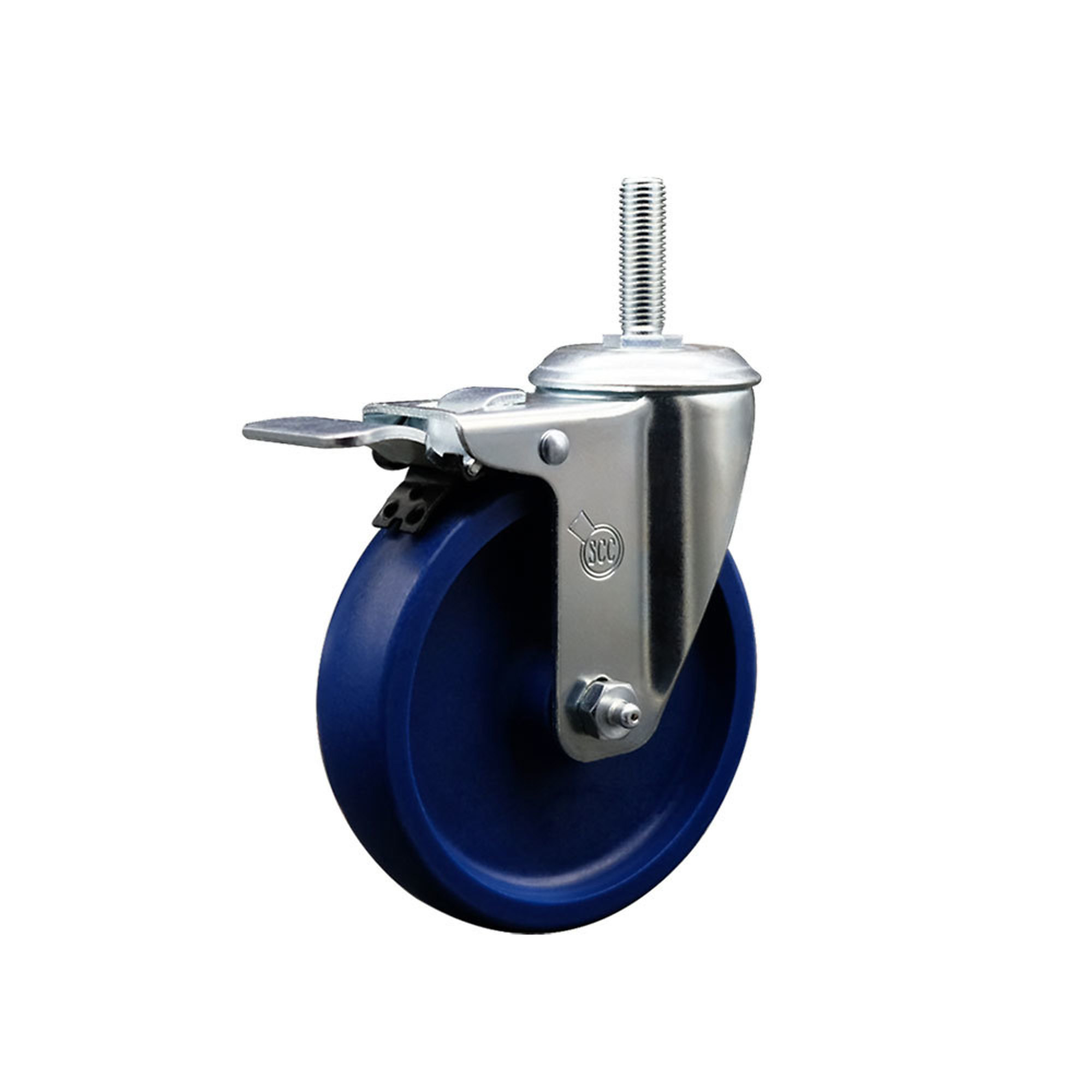 Service Caster, 5Inch x 1 1/4Inch Stem Caster, Wheel Diameter 5 in, Caster Type Swivel, Package (qty.) 1, Model SCC-TSTTL20S514-SPUS-34212