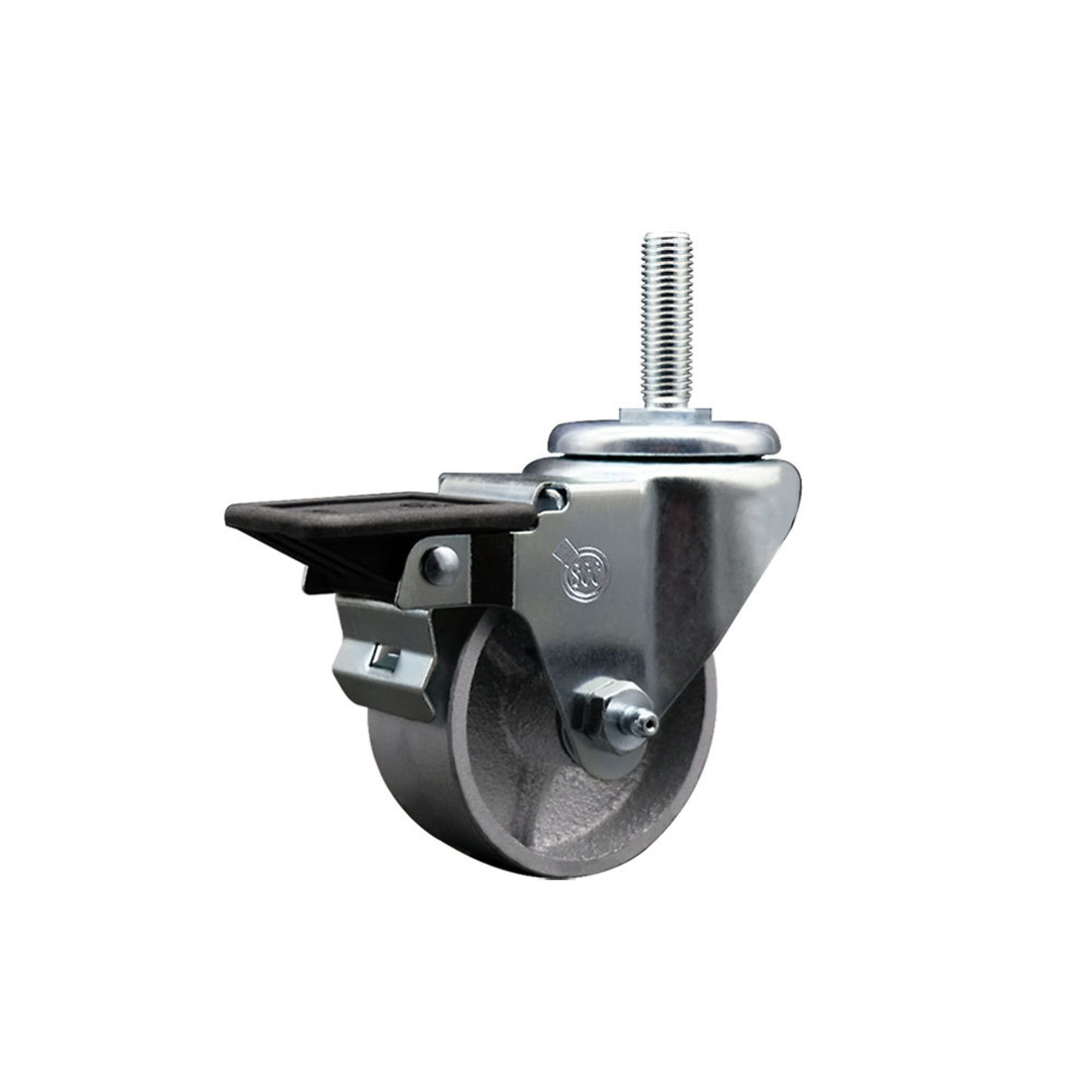 Service Caster, 3Inch x 1 1/2Inch Stem Caster, Wheel Diameter 3 in, Caster Type Swivel, Package (qty.) 1, Model SCC-TS20S315-SSR-PLB-34212