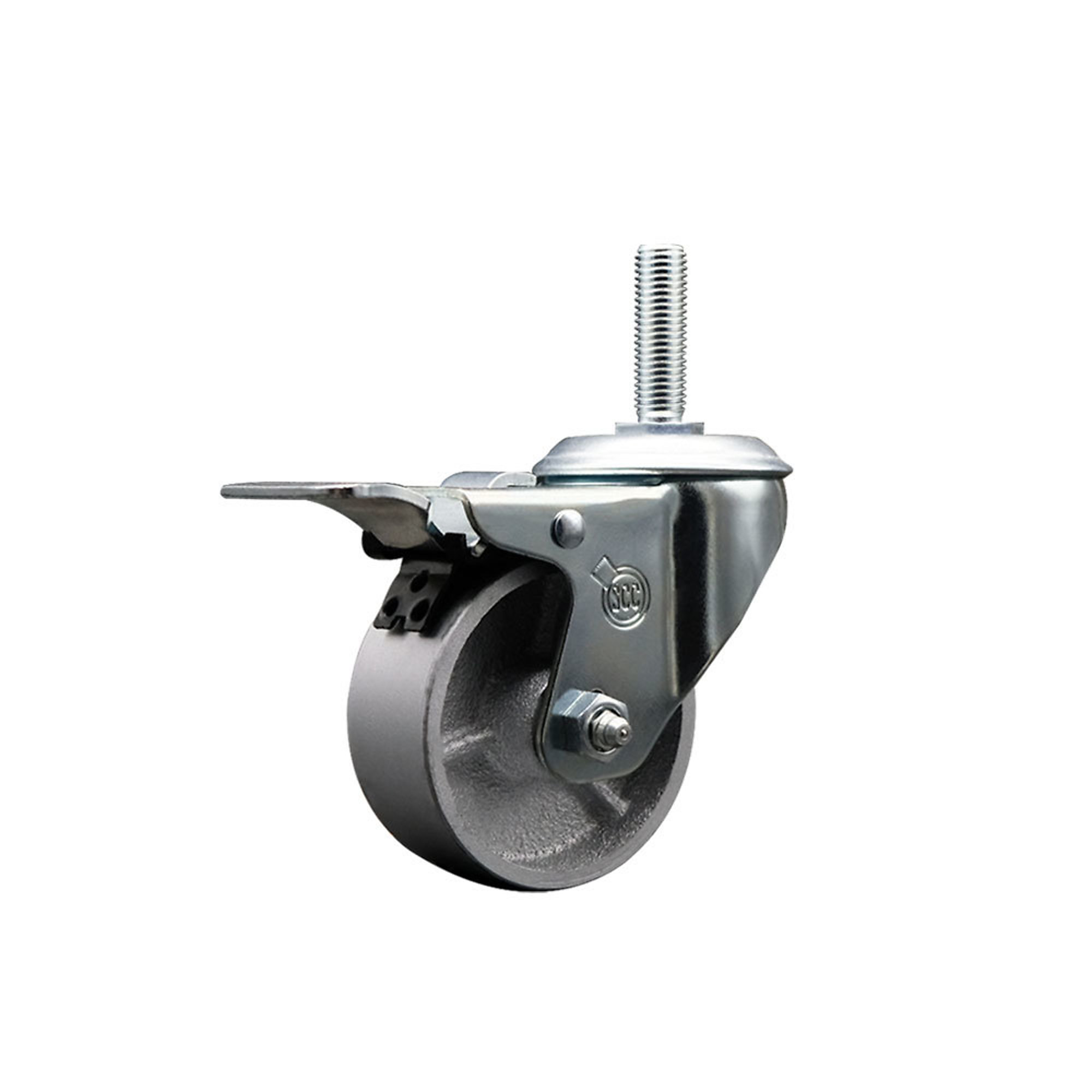 Service Caster, 3Inch x 1 1/2Inch Stem Caster, Wheel Diameter 3 in, Caster Type Swivel, Package (qty.) 1, Model SCC-TSTTL20S315-SSR-34212