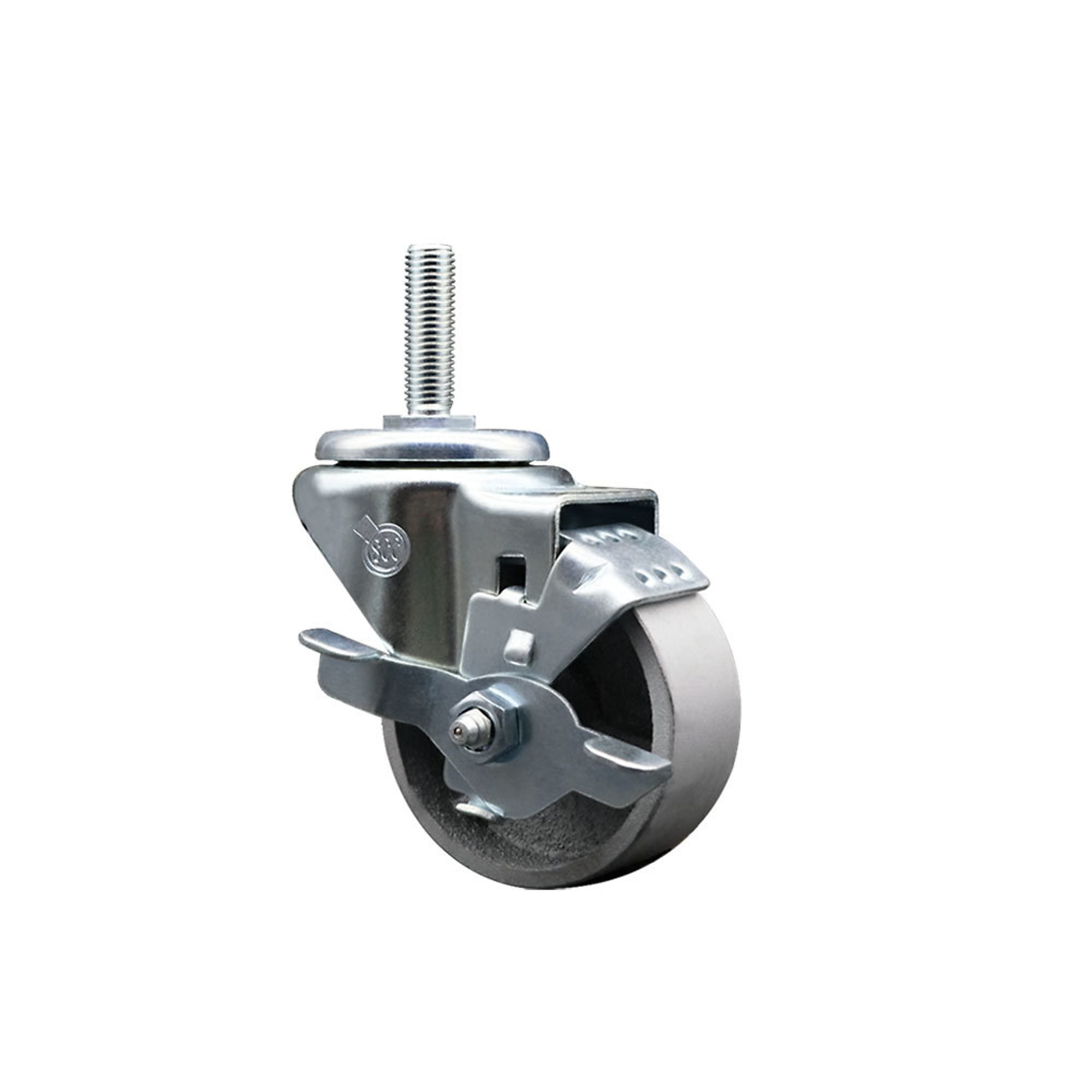 Service Caster, 3Inch x 1 1/2Inch Stem Caster, Wheel Diameter 3 in, Caster Type Swivel, Package (qty.) 1, Model SCC-TS20S315-SSR-TLB-34212