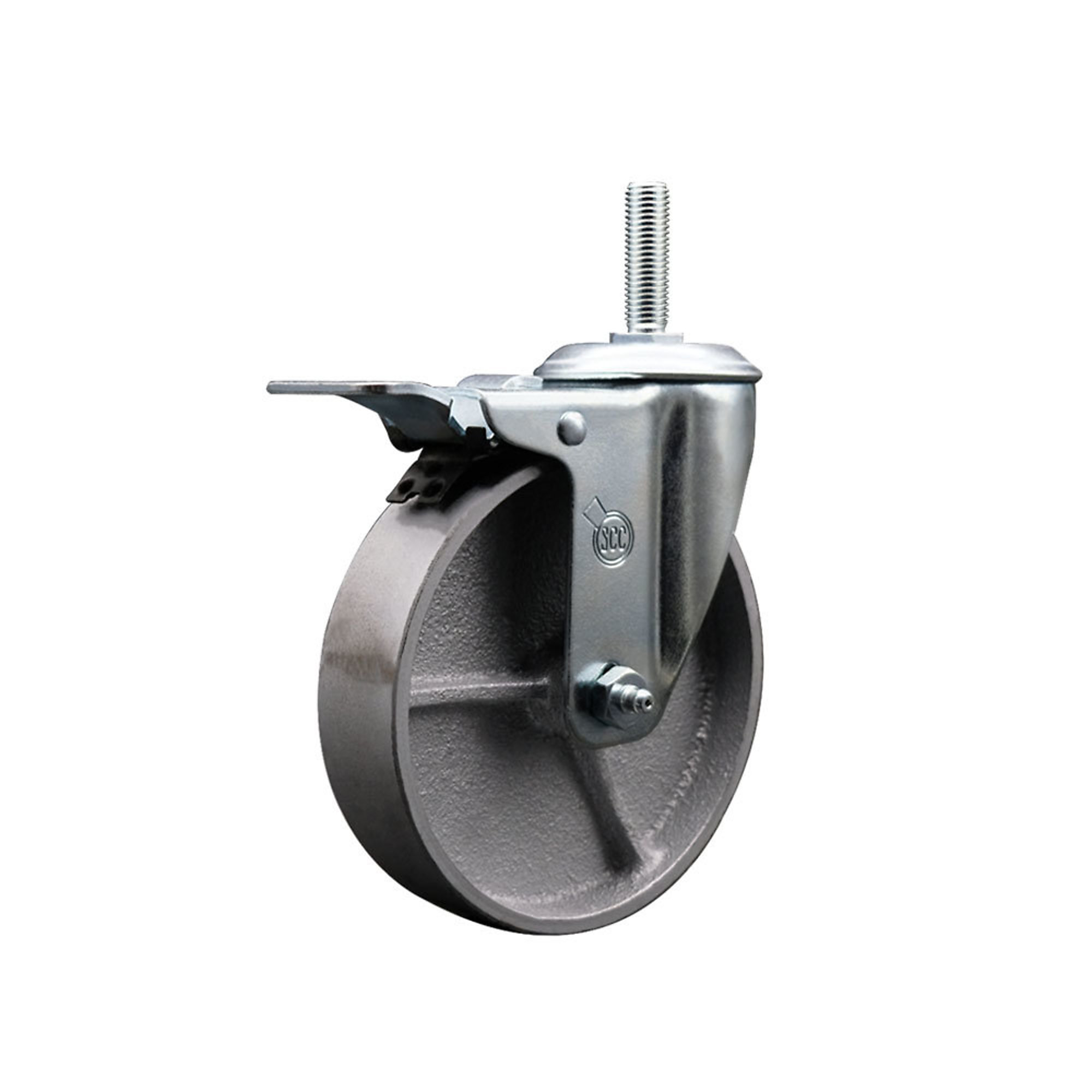 Service Caster, 5Inch x 1 1/2Inch Stem Caster, Wheel Diameter 5 in, Caster Type Swivel, Package (qty.) 1, Model SCC-TSTTL20S515-SSR-34212