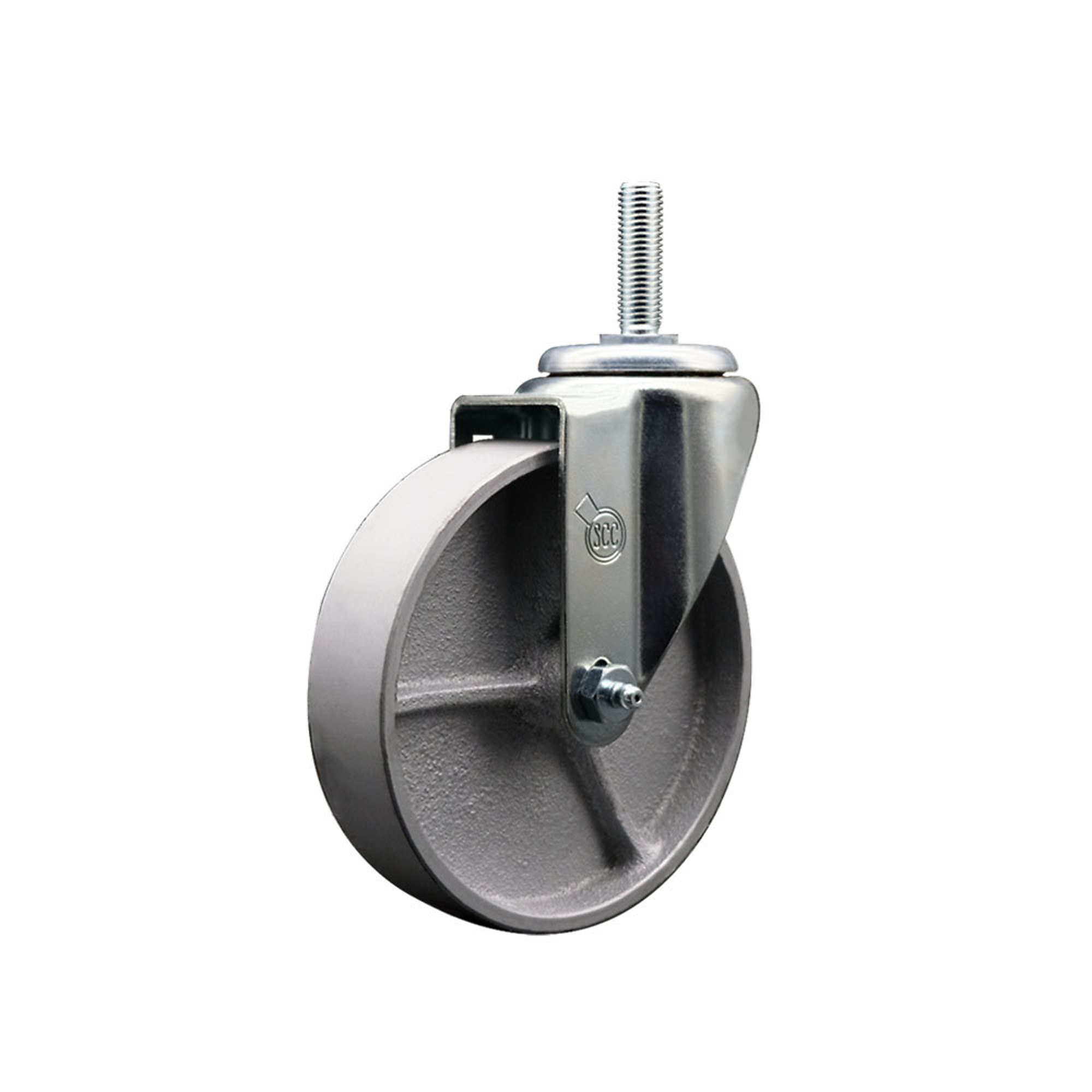 Service Caster, 5Inch x 1 1/2Inch Stem Caster, Wheel Diameter 5 in, Caster Type Swivel, Package (qty.) 1, Model SCC-TS20S515-SSR-34212