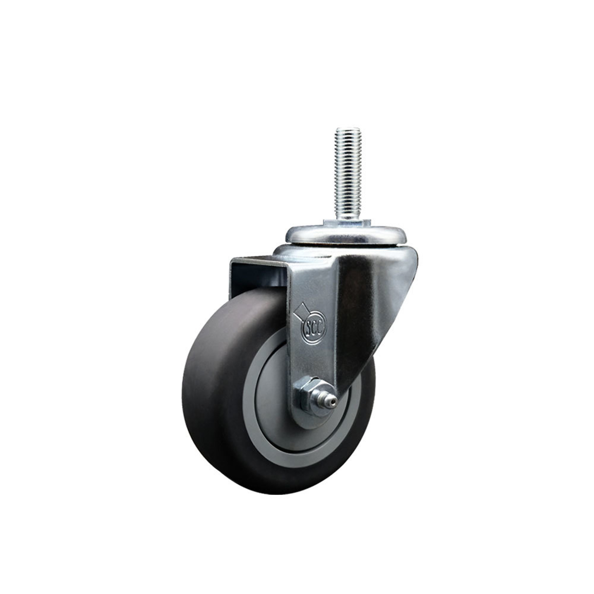 Service Caster, 3 1/2Inch x 1 1/4Inch Stem Caster, Wheel Diameter 3.5 in, Caster Type Swivel, Package (qty.) 1, Model SCC-TS20S3514-TPRB-34212